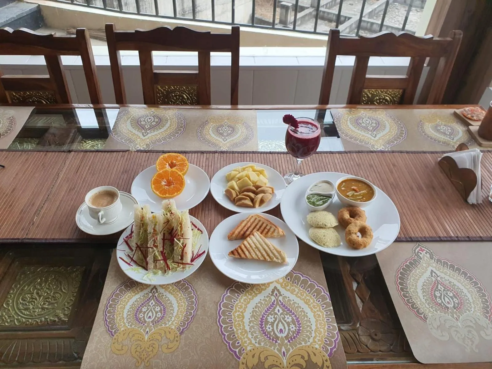 Breakfast in Yogved Hospitality & Resort