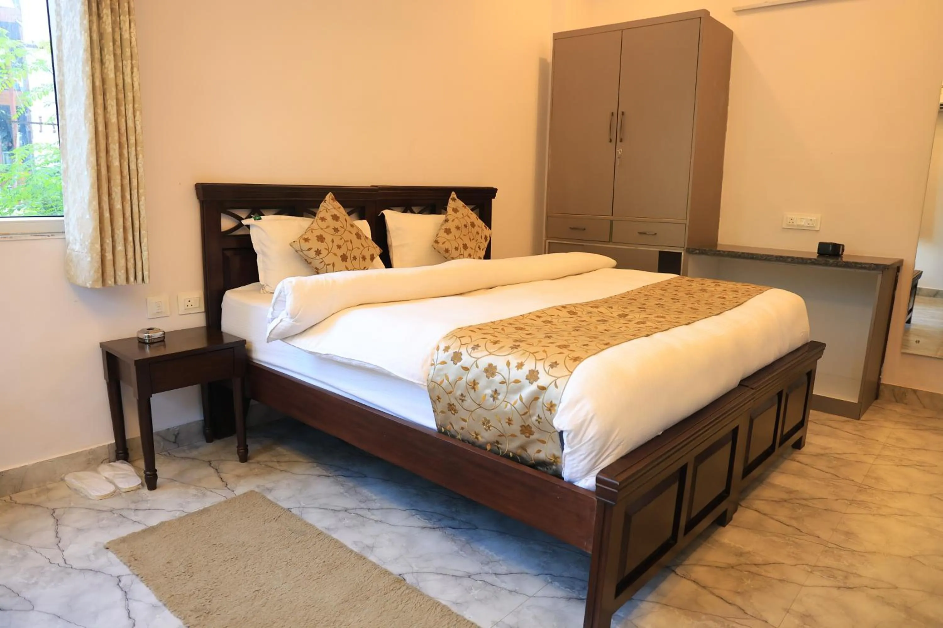 Living room, Bed in Yogved Hospitality & Resort