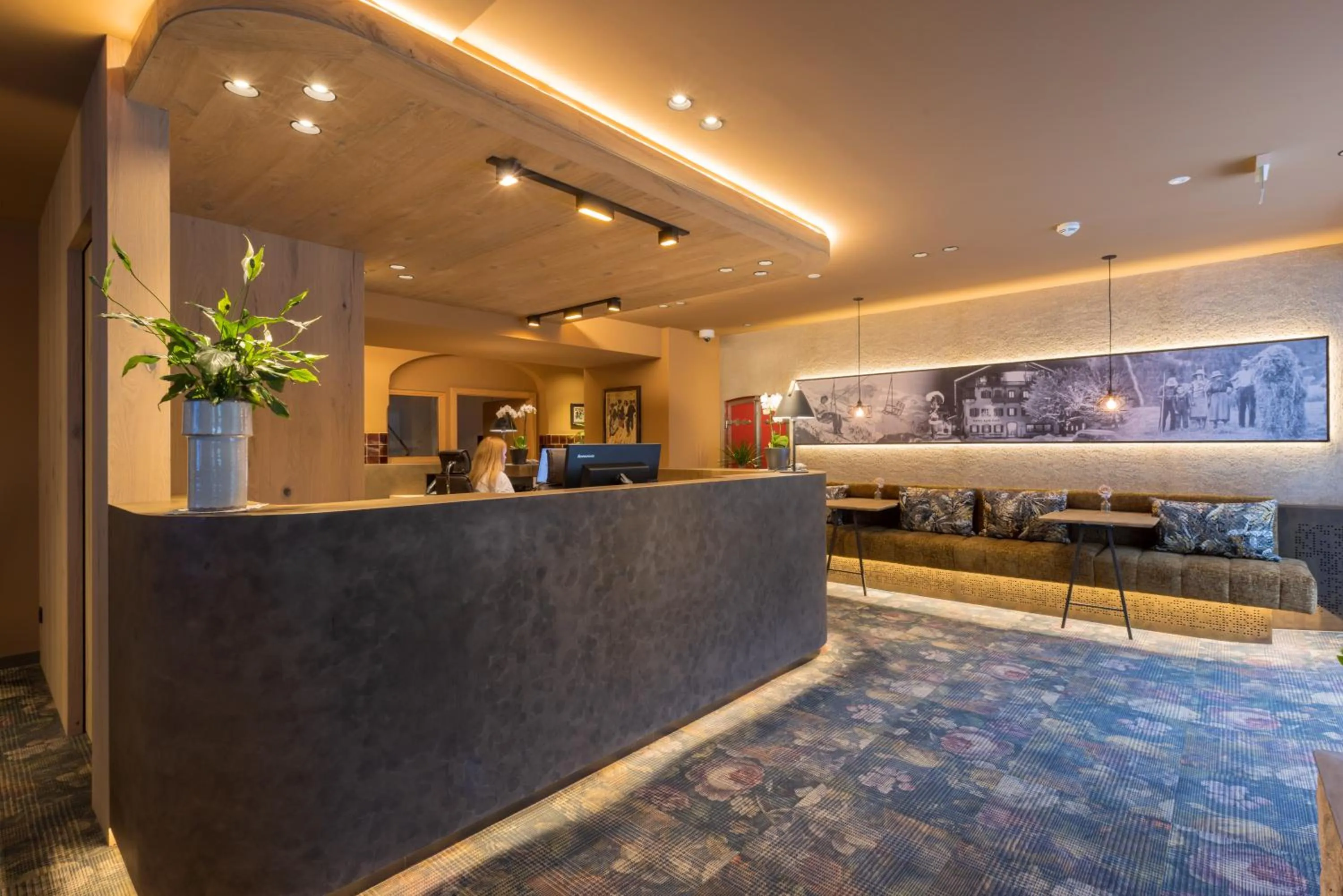 Lobby or reception in Posthotel Mayrhofen