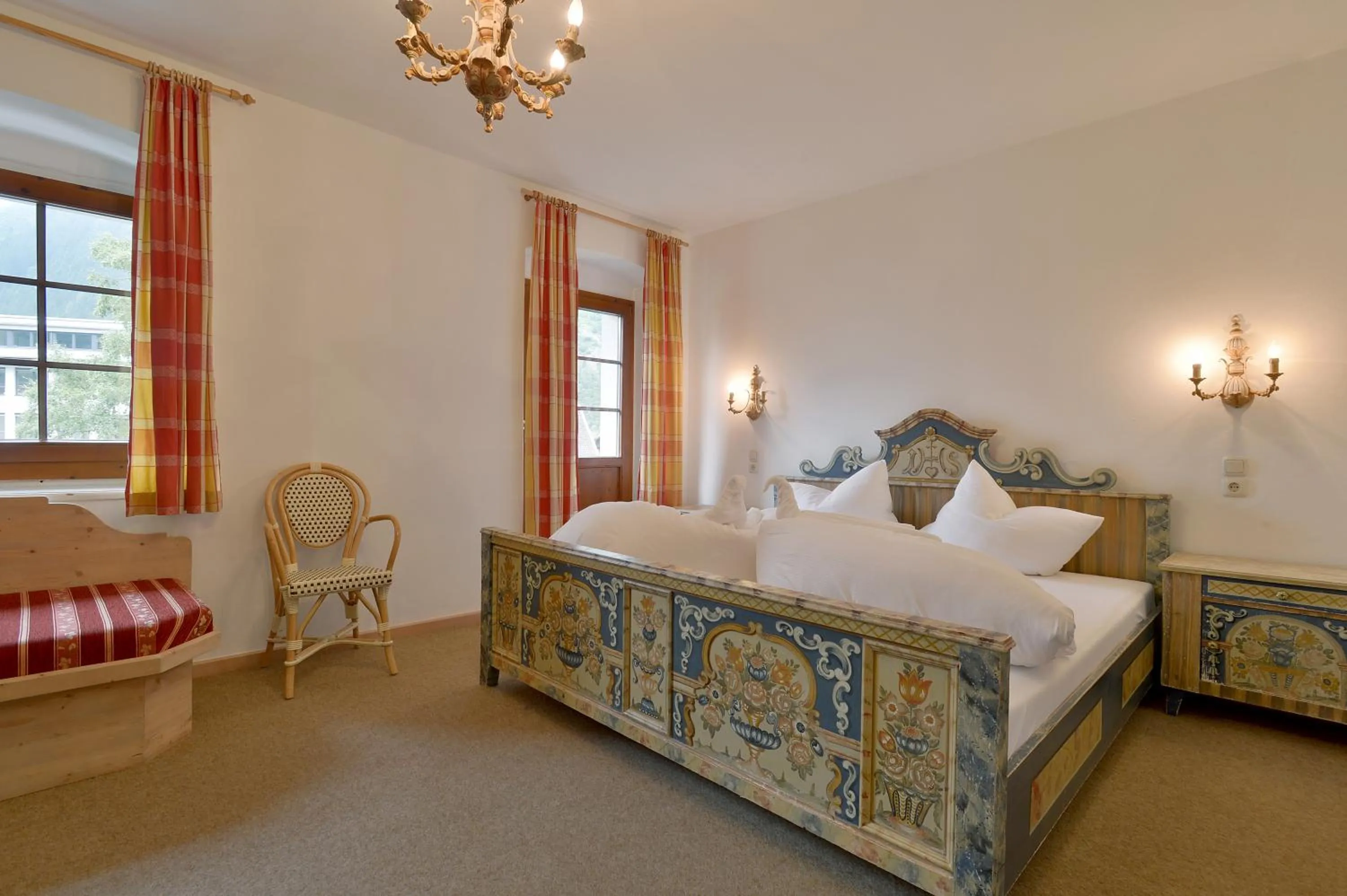 Bed in Posthotel Mayrhofen