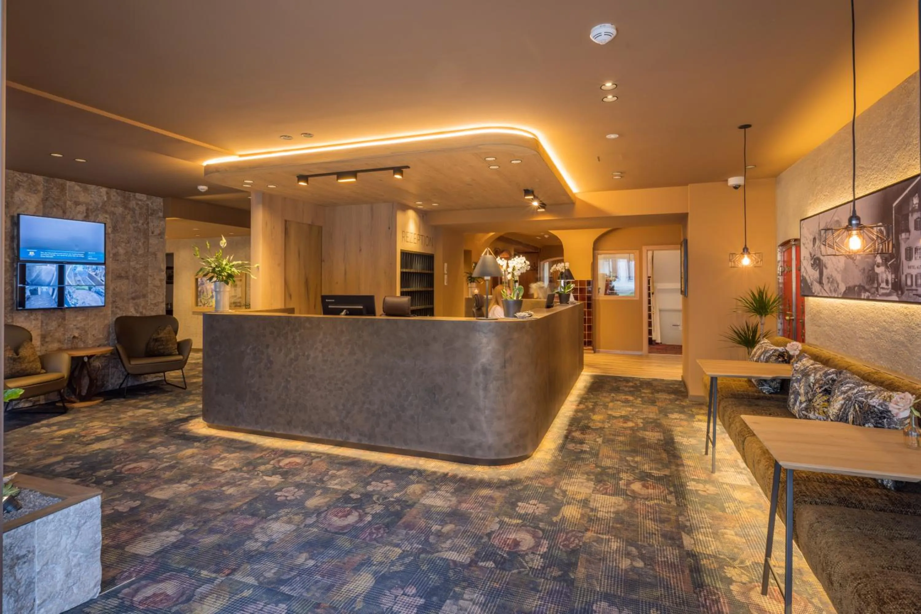 Lobby or reception in Posthotel Mayrhofen