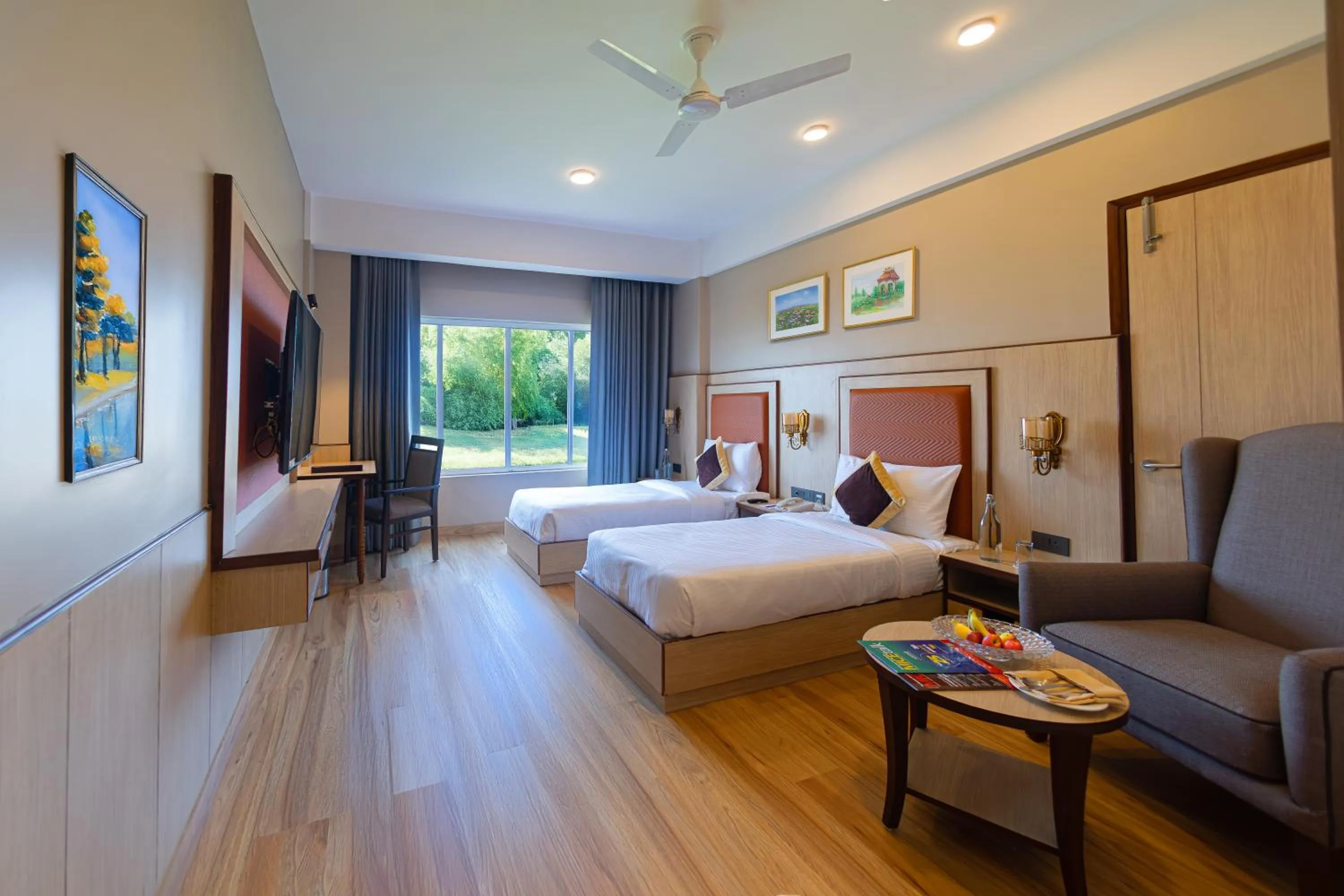 Bed in The Lalita Grand Mathura- Vrindavan