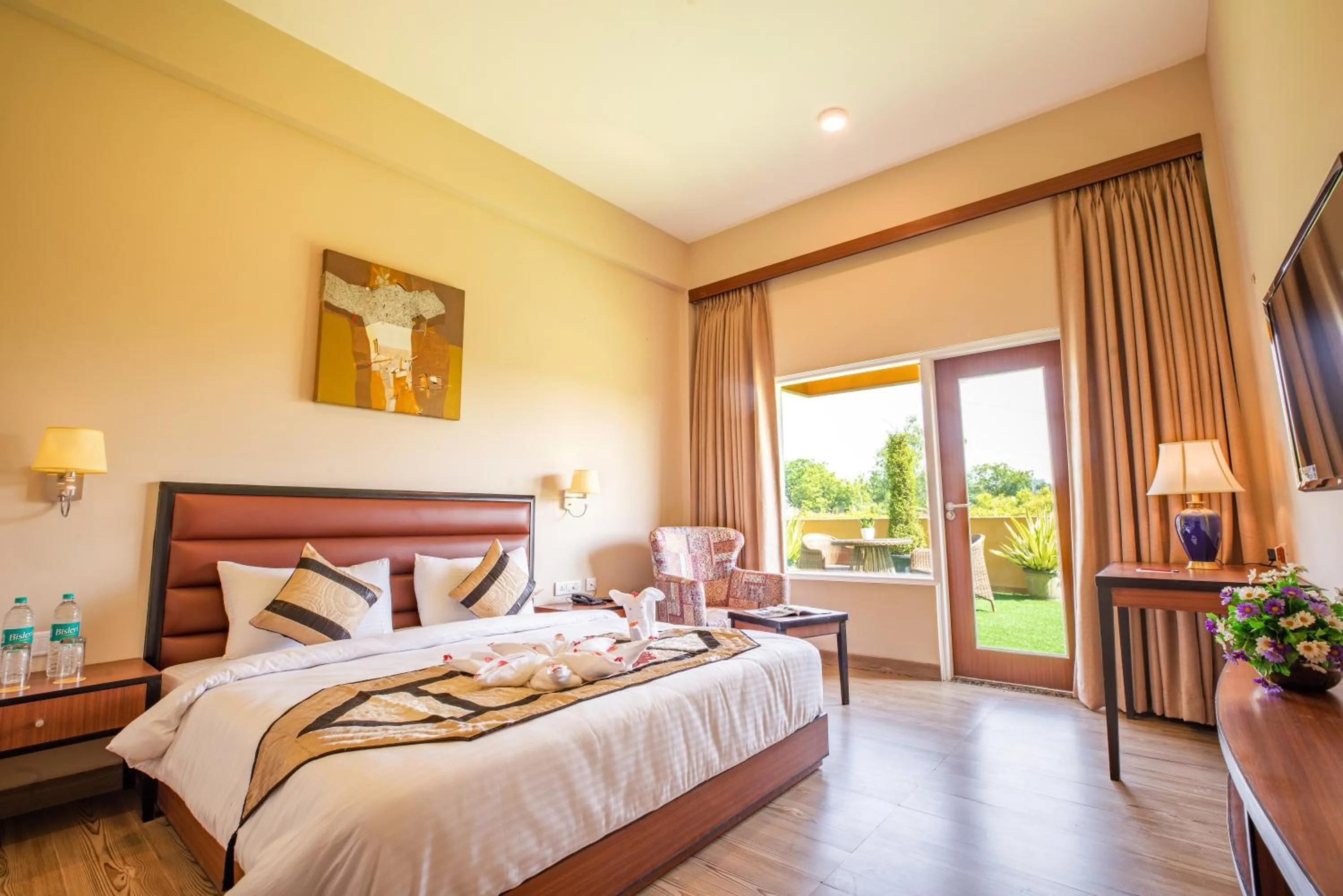 Photo of the whole room, Bed in The Lalita Grand Mathura- Vrindavan