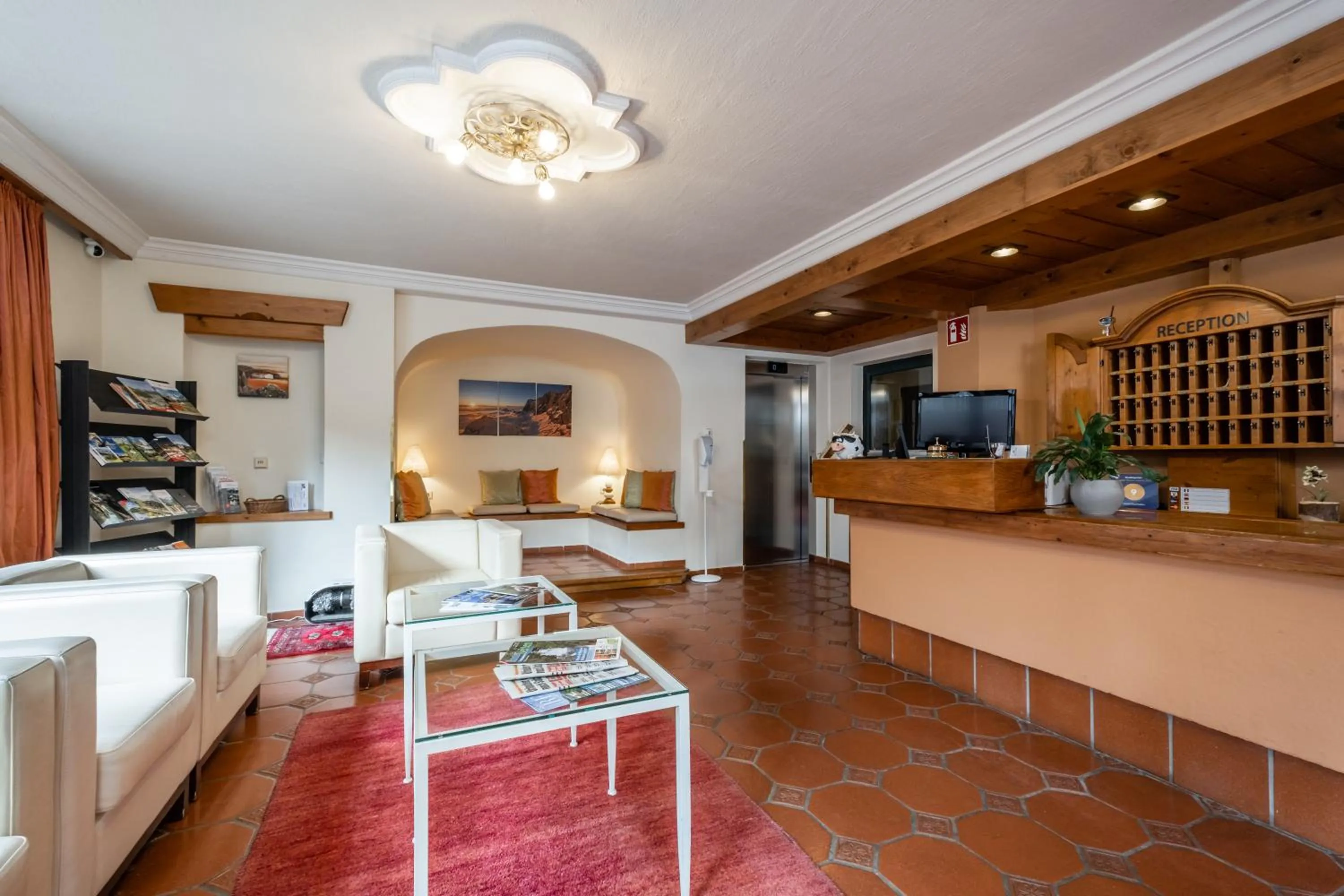 Lobby or reception in Hotel Dachstein