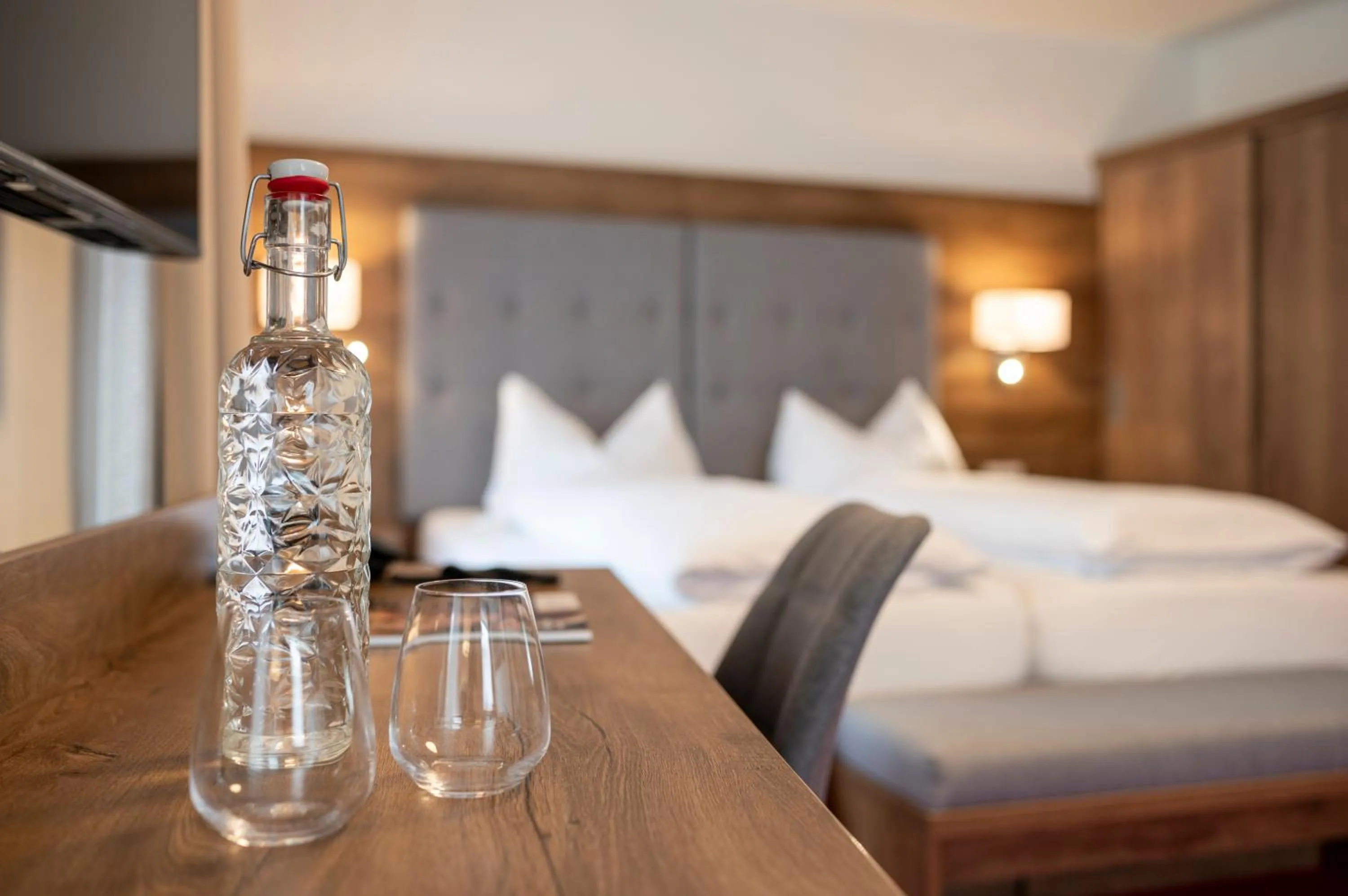 Bed in Hotel Dachstein