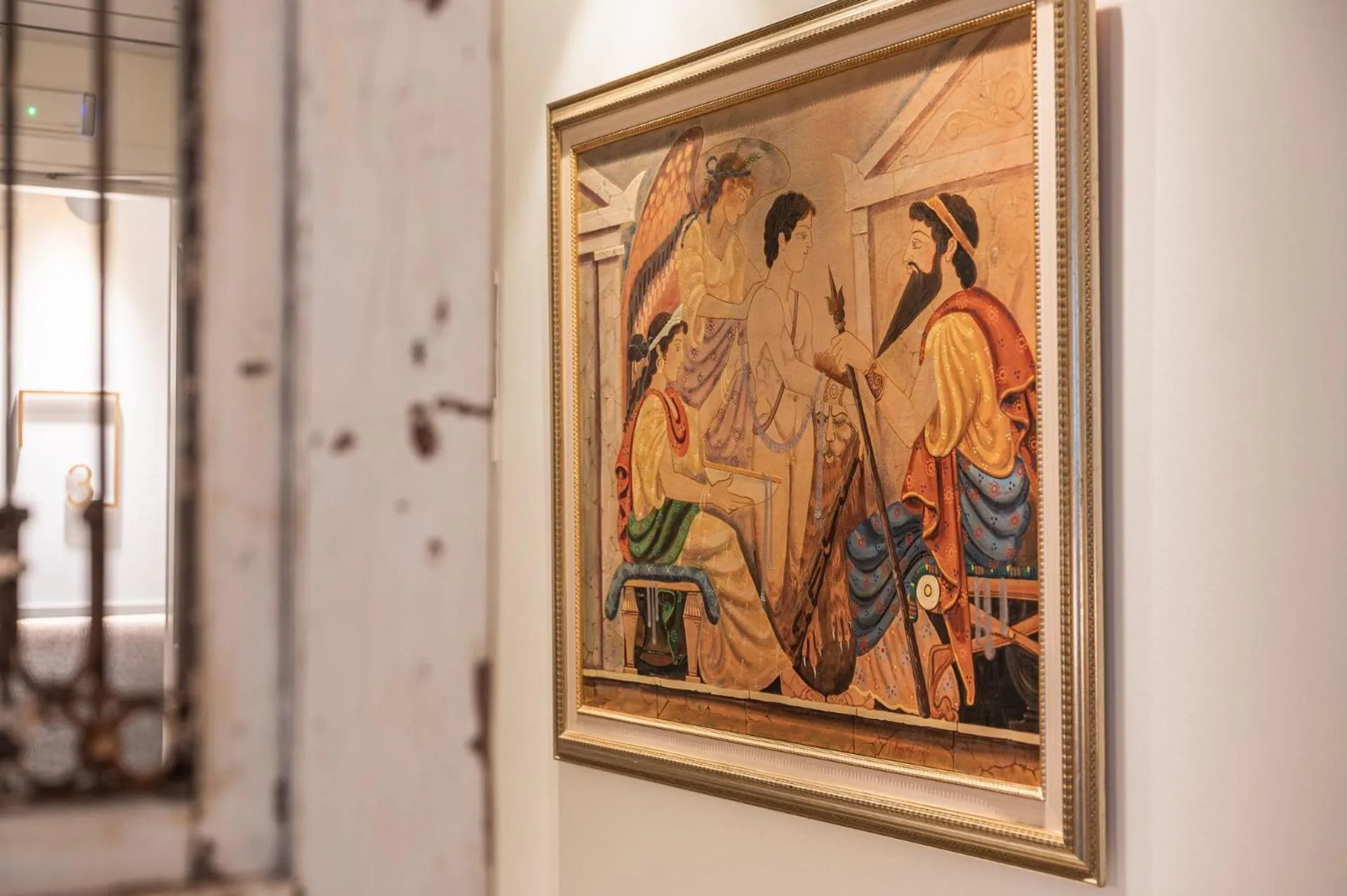 Decorative detail in Silo Luxury Rooms