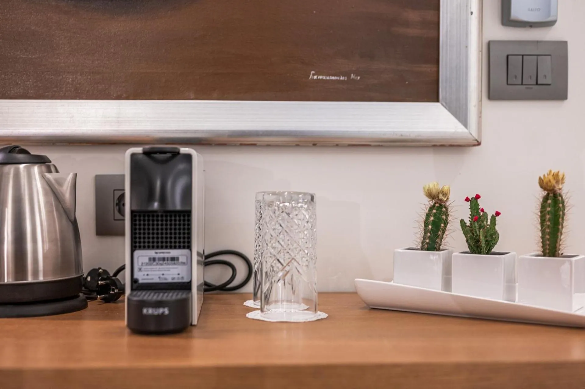 Coffee/tea facilities in Silo Luxury Rooms