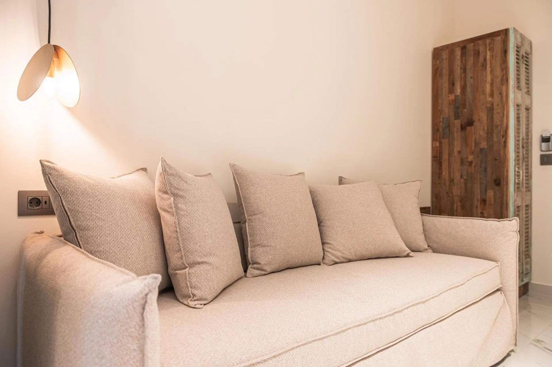 Bed in Silo Luxury Rooms