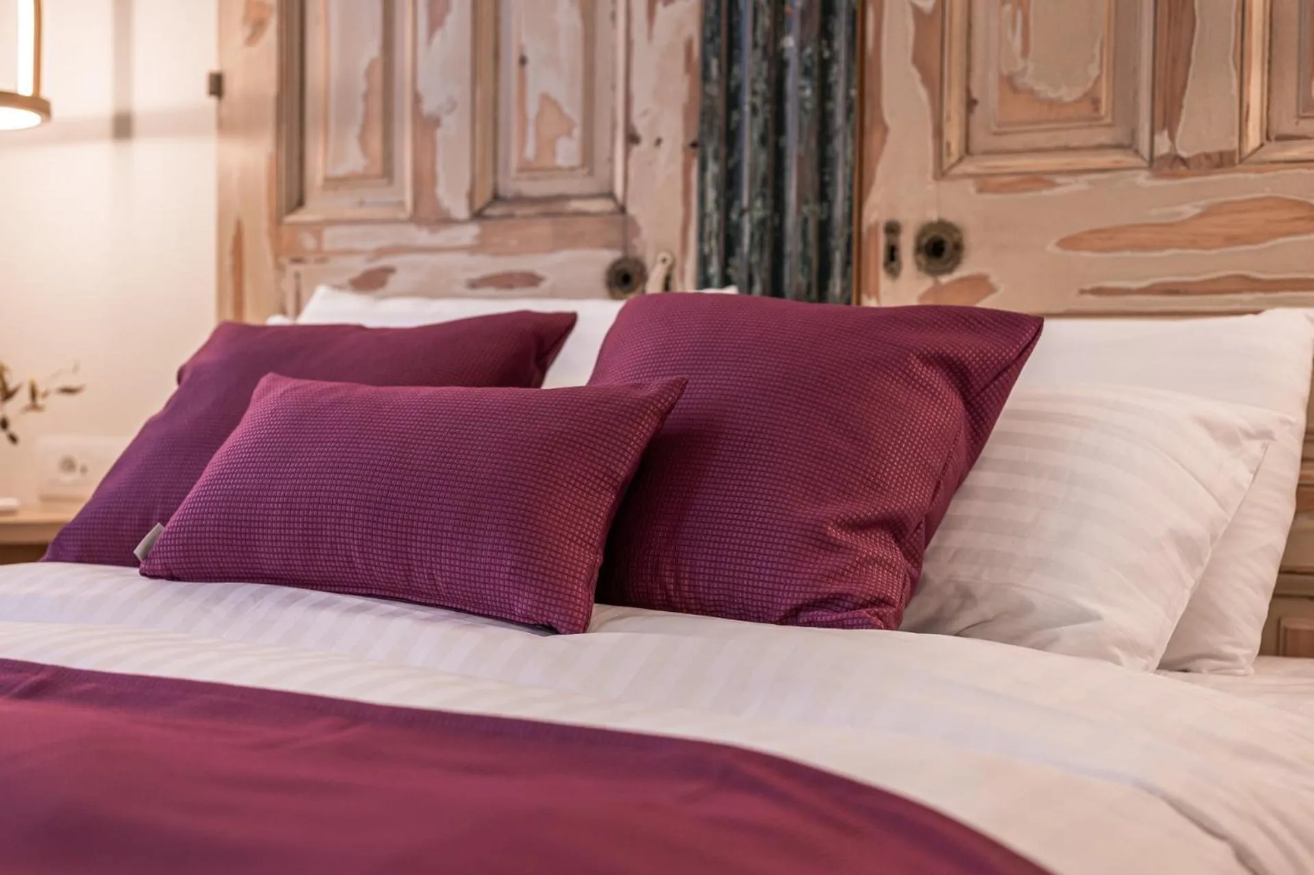 Bed in Silo Luxury Rooms