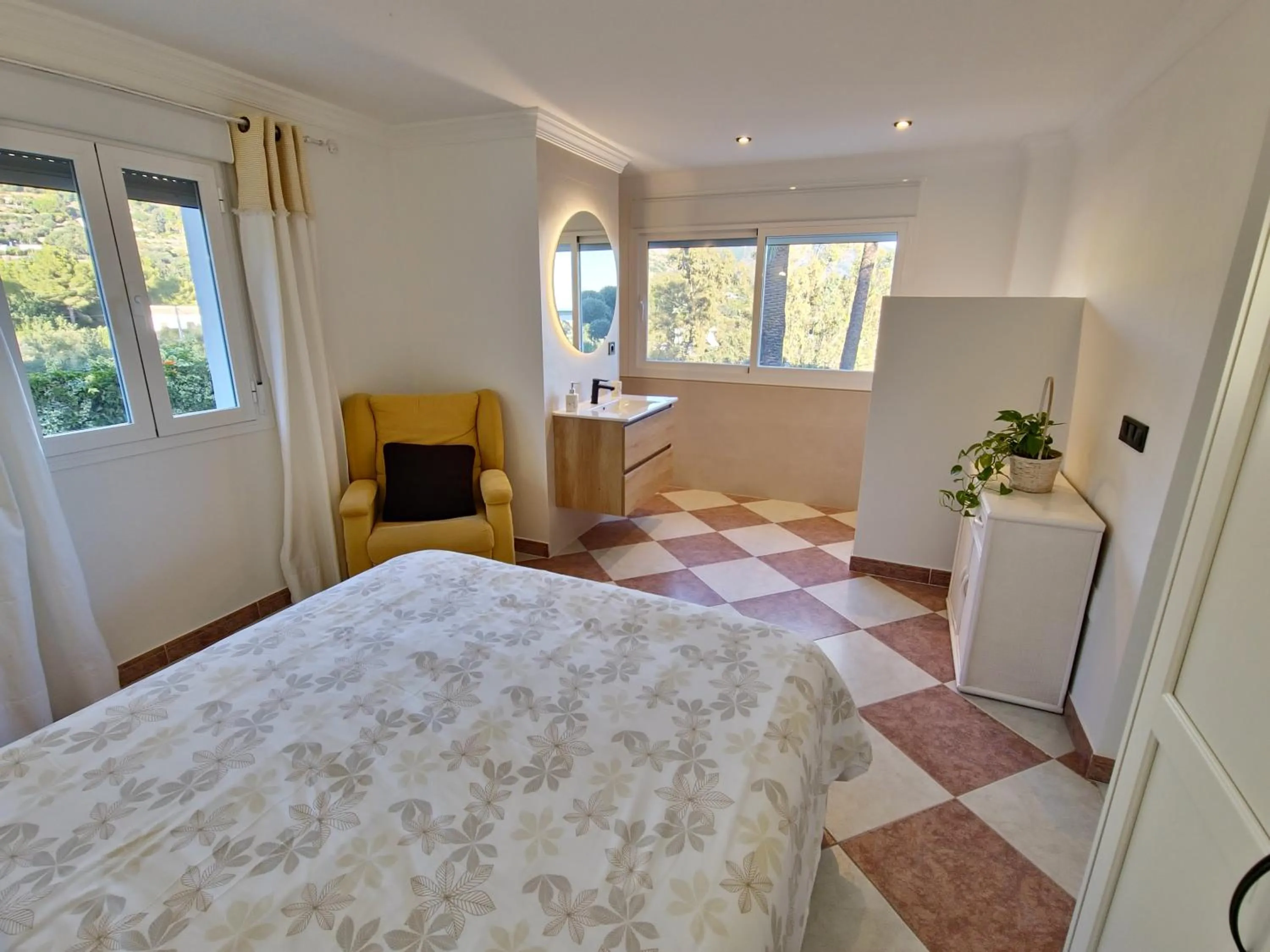 Bed in Villa Puerto de la Luz