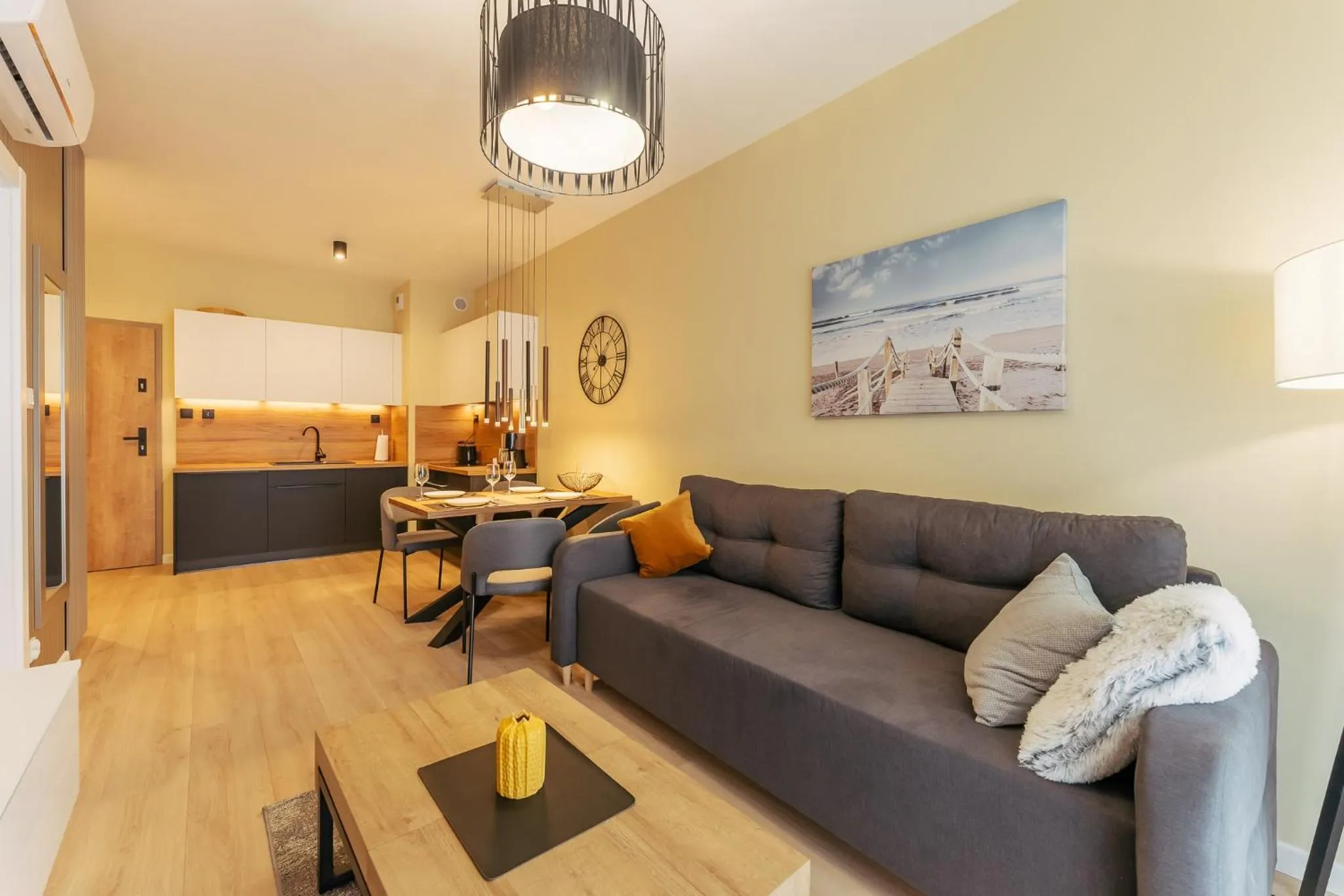 Living room in Ustronie Apartments 20 m do plaży