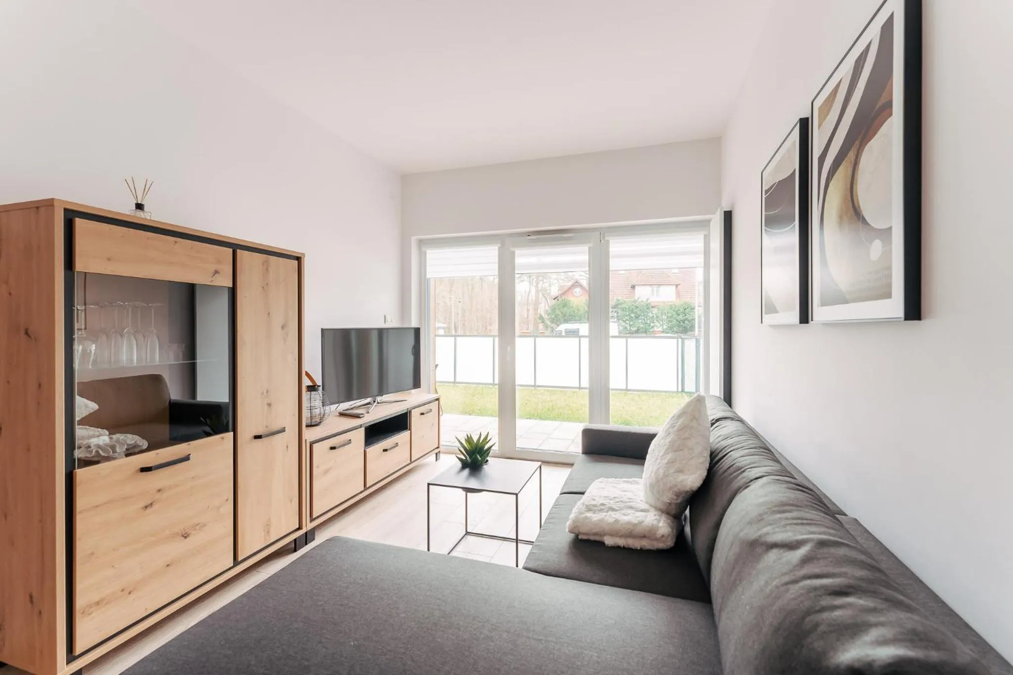 Living room in Ustronie Apartments 20 m do plaży