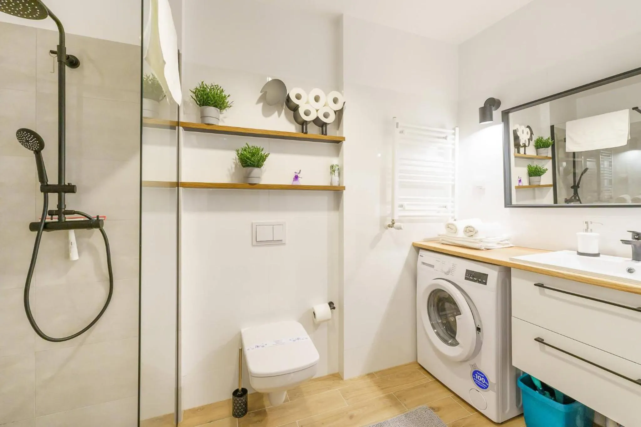 Bathroom in Ustronie Apartments 20 m do plaży