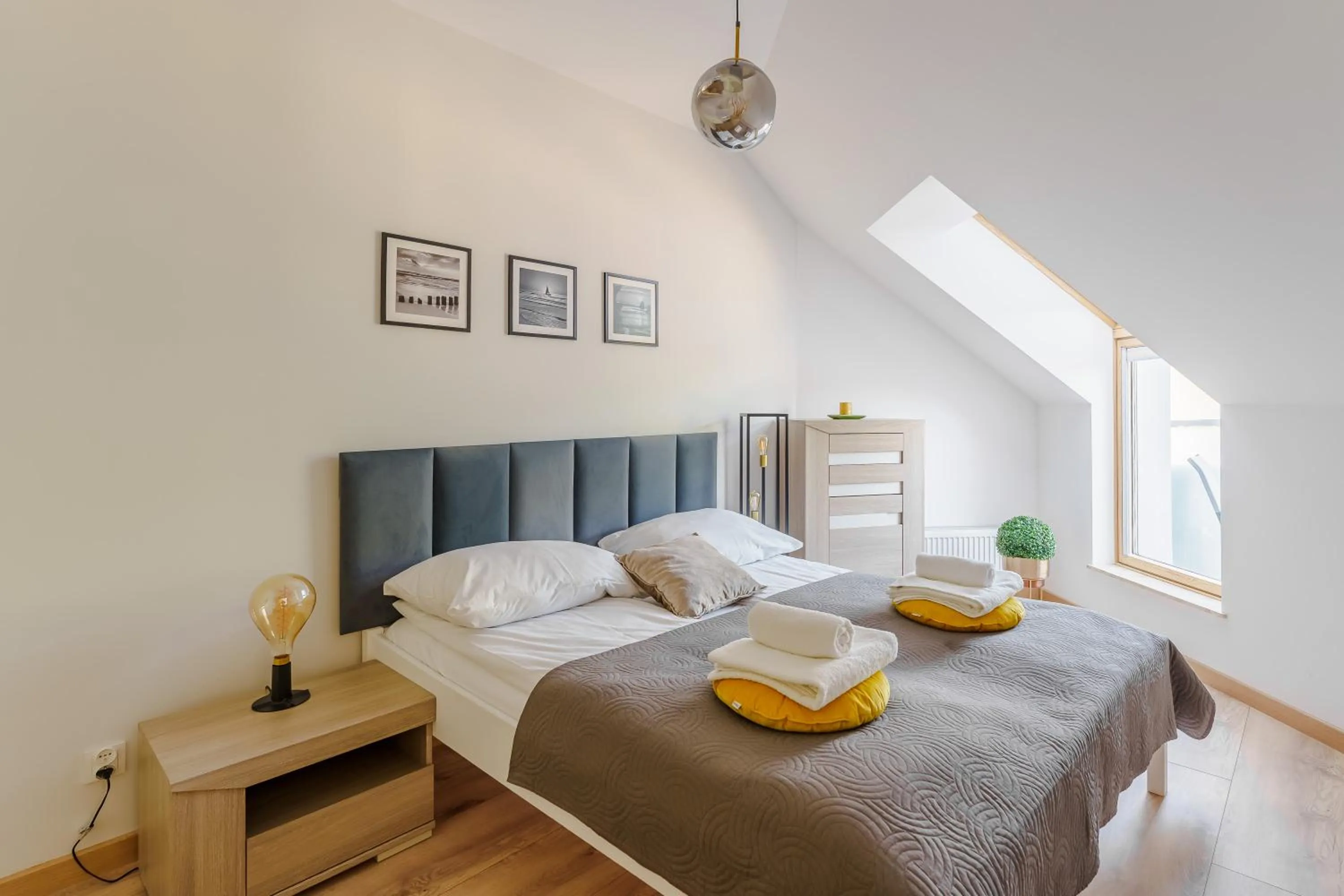 Bed in Ustronie Apartments 20 m do plaży