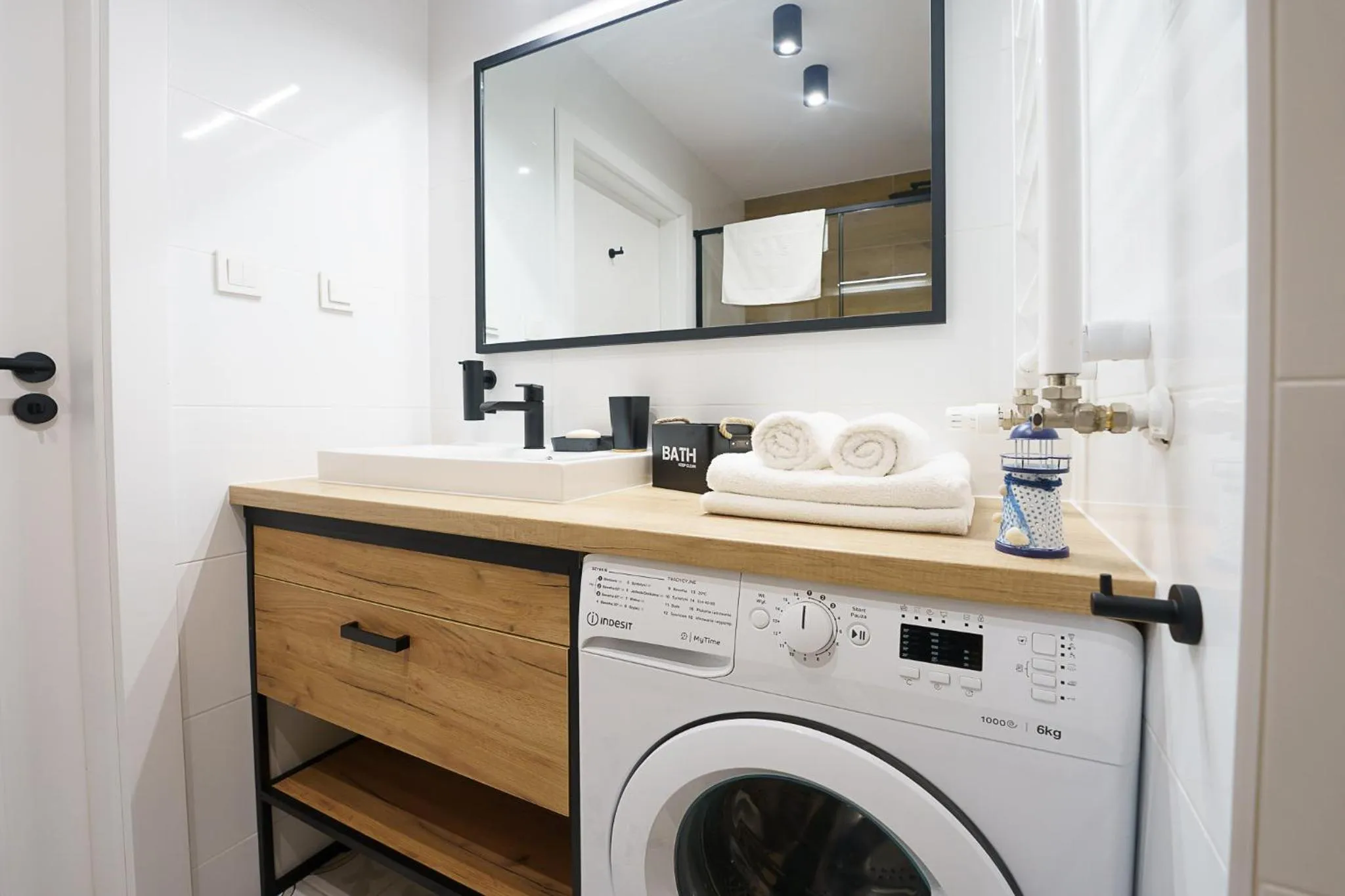 Bathroom in Ustronie Apartments 20 m do plaży