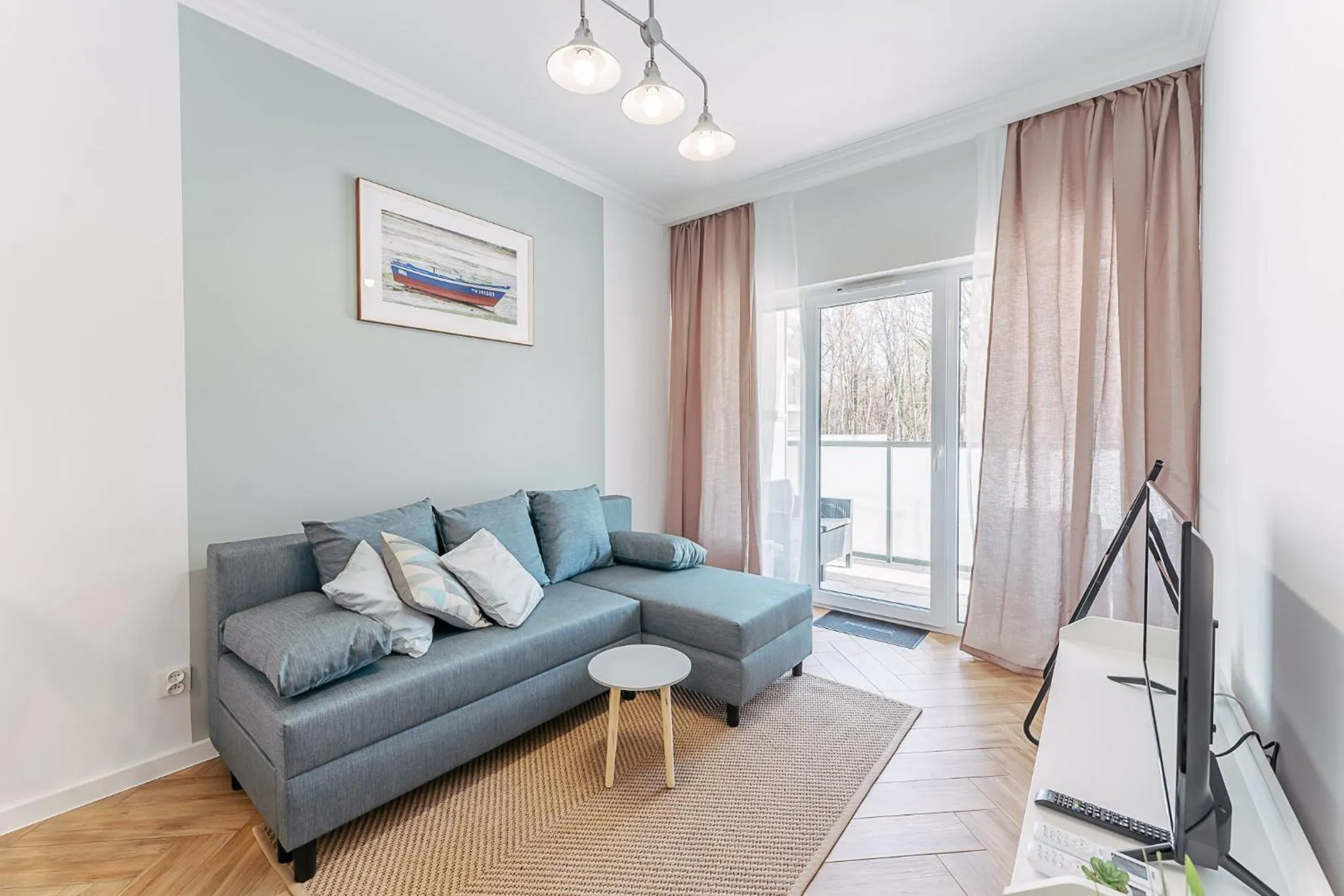 Living room in Ustronie Apartments 20 m do plaży