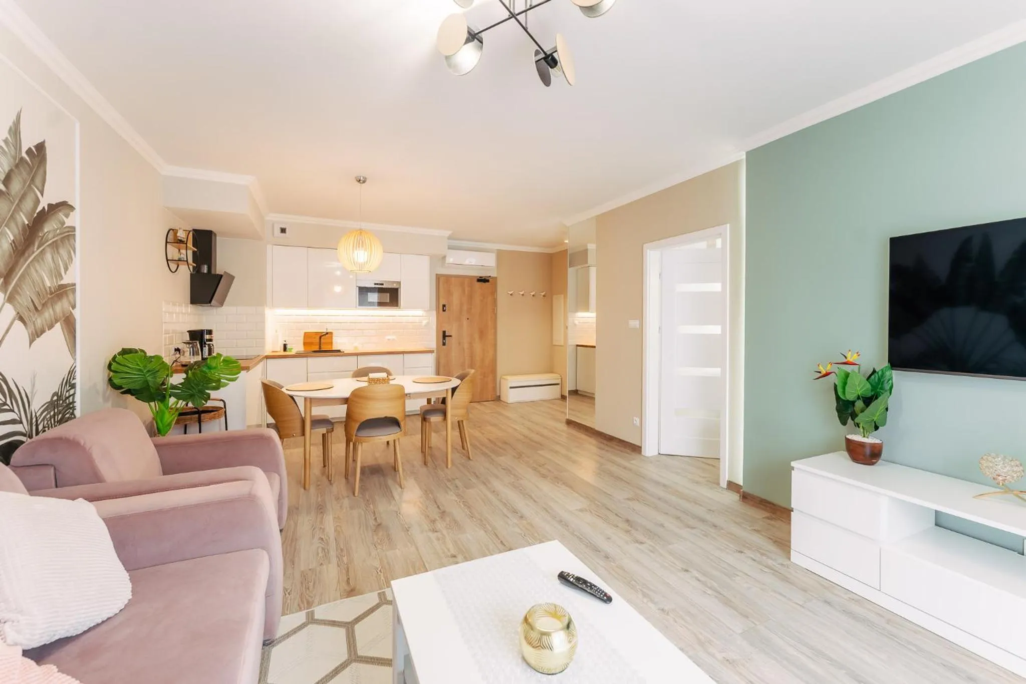 TV and multimedia in Ustronie Apartments 20 m do plaży