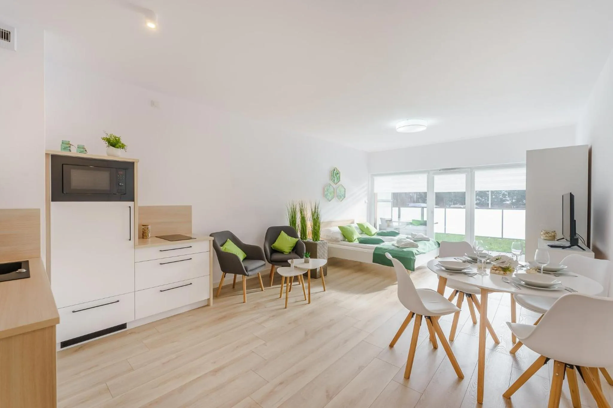 Living room in Ustronie Apartments 20 m do plaży