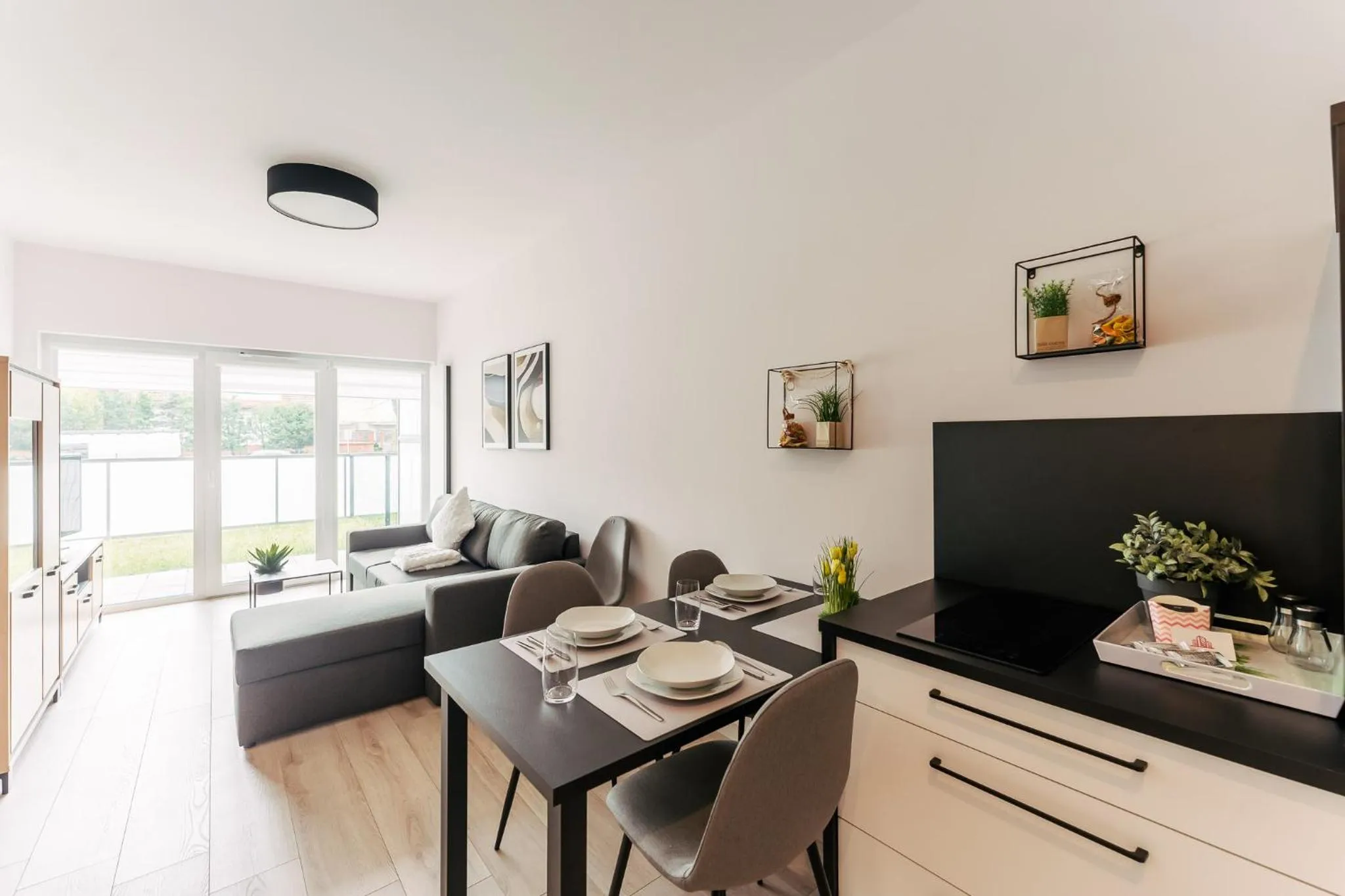 Living room in Ustronie Apartments 20 m do plaży