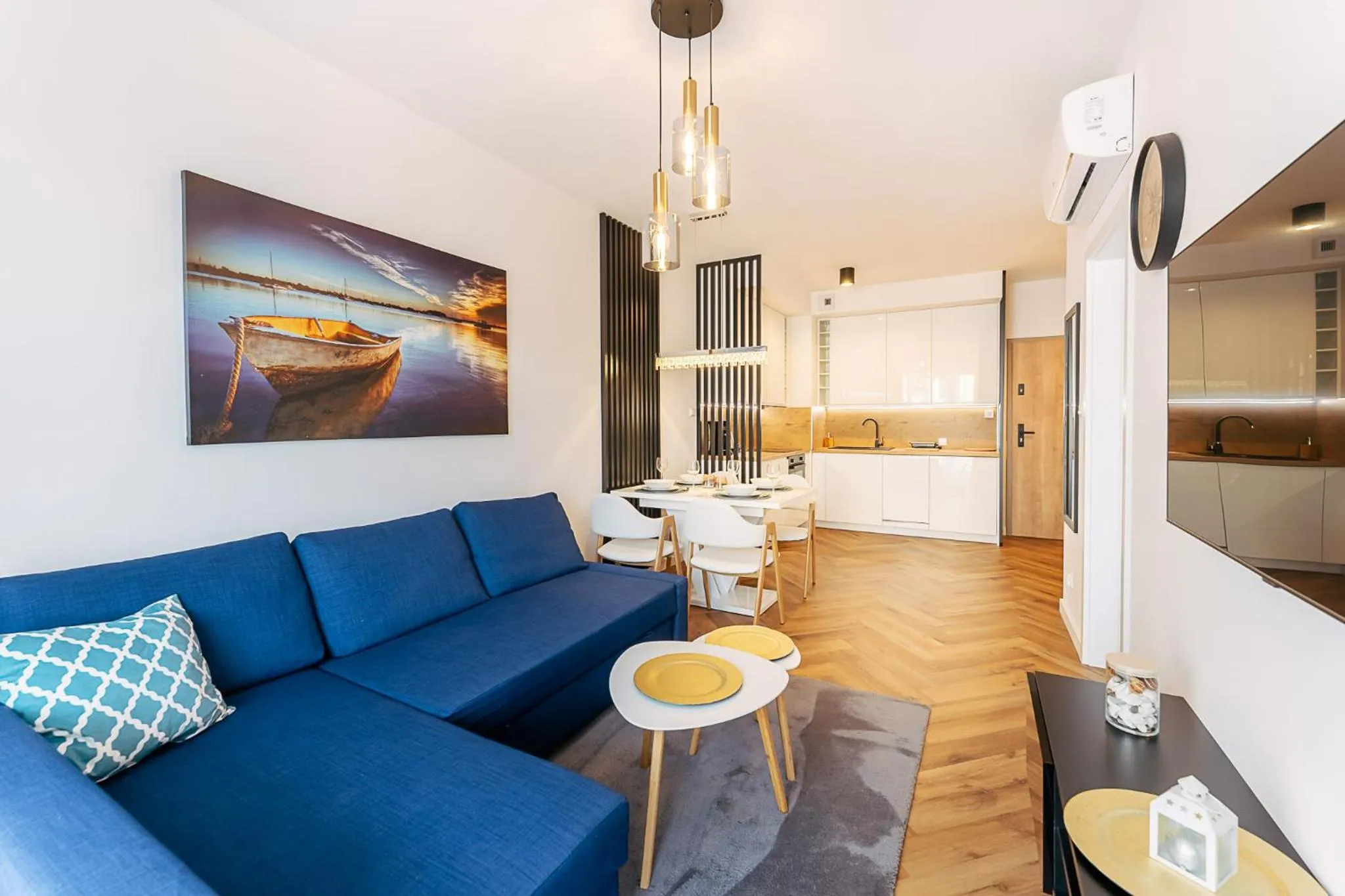 Living room in Ustronie Apartments 20 m do plaży