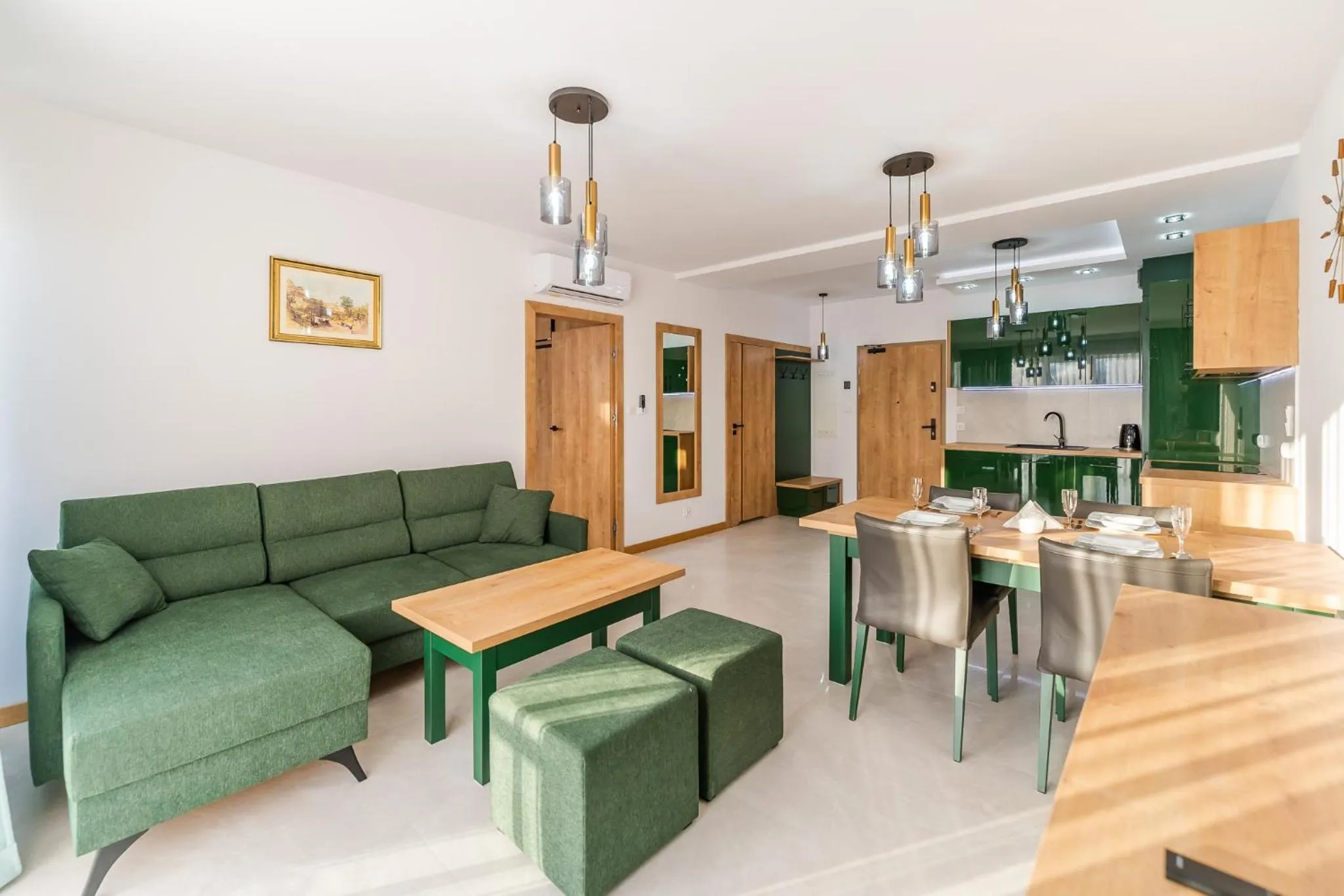 Communal lounge/ TV room in Ustronie Apartments 20 m do plaży