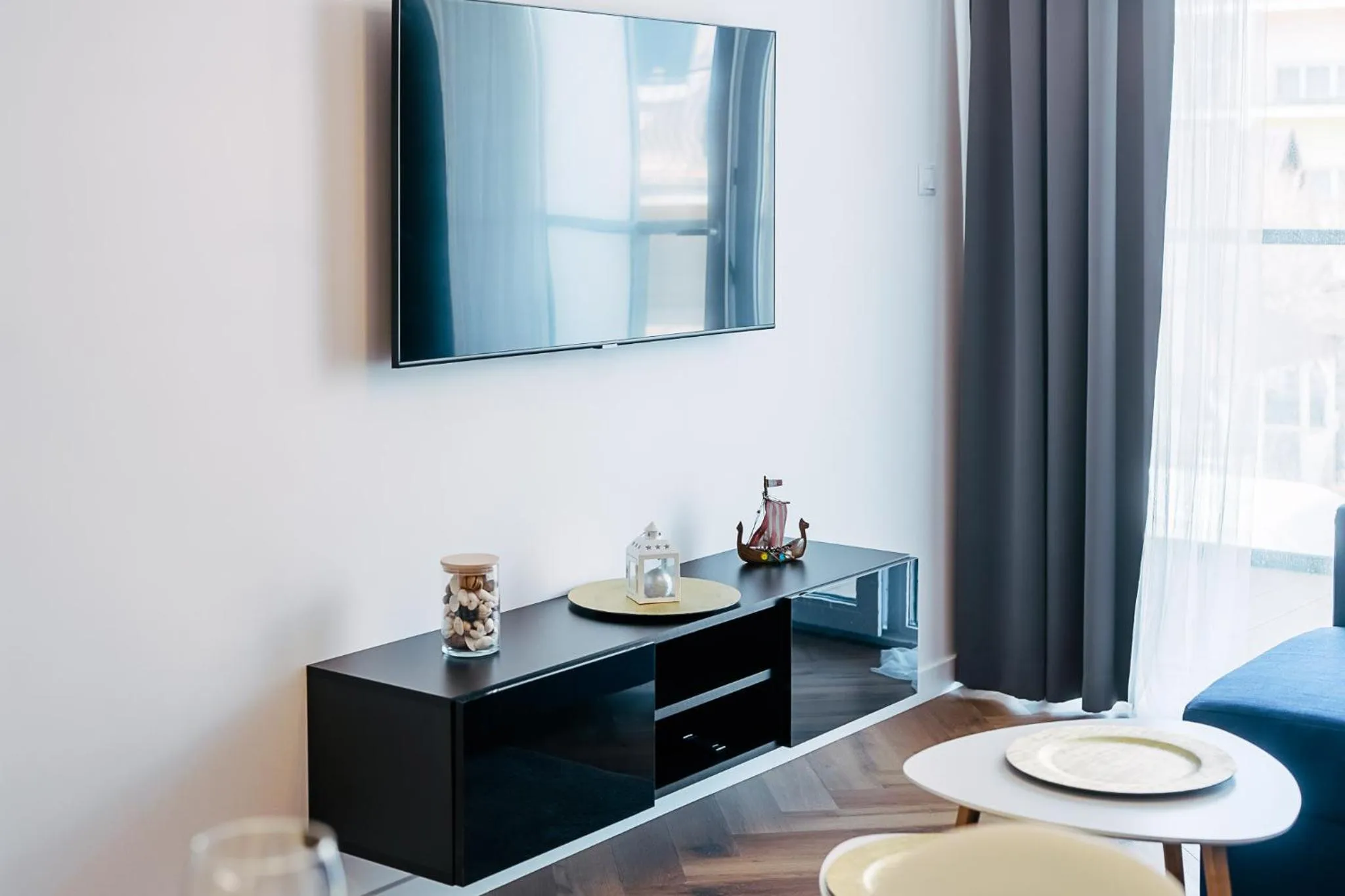 Communal lounge/ TV room in Ustronie Apartments 20 m do plaży