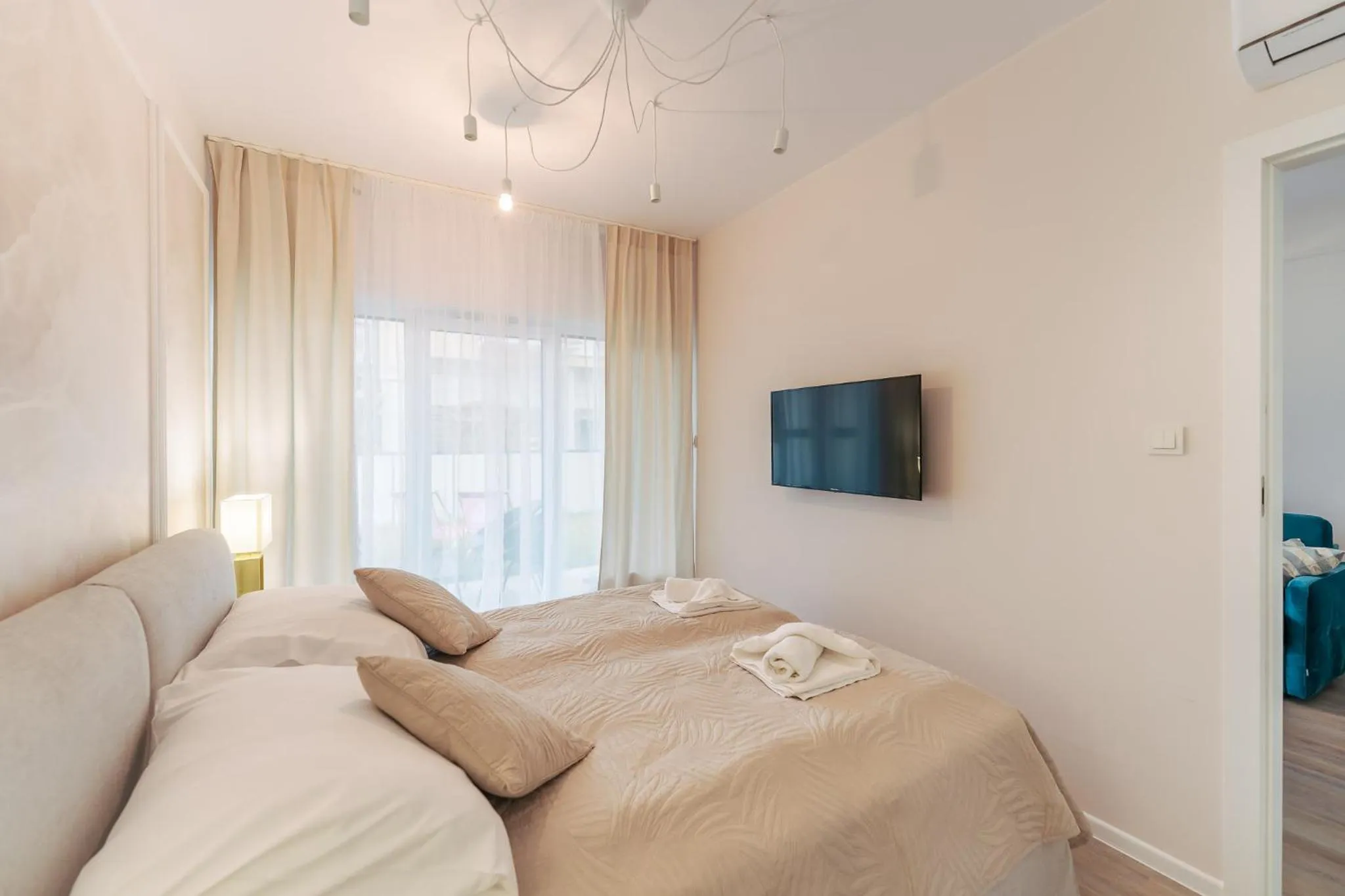 Bed in Ustronie Apartments 20 m do plaży