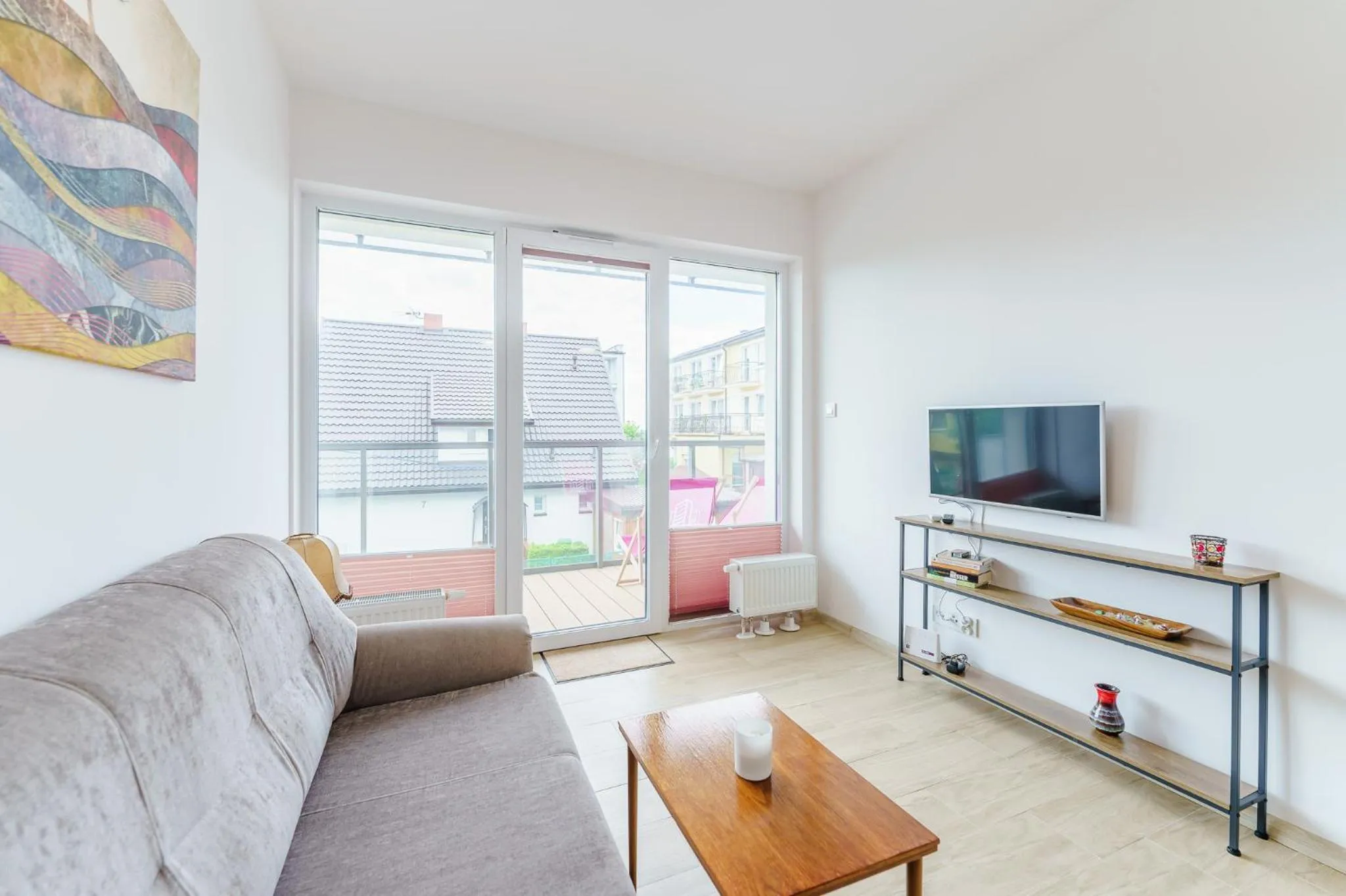 Living room in Ustronie Apartments 20 m do plaży