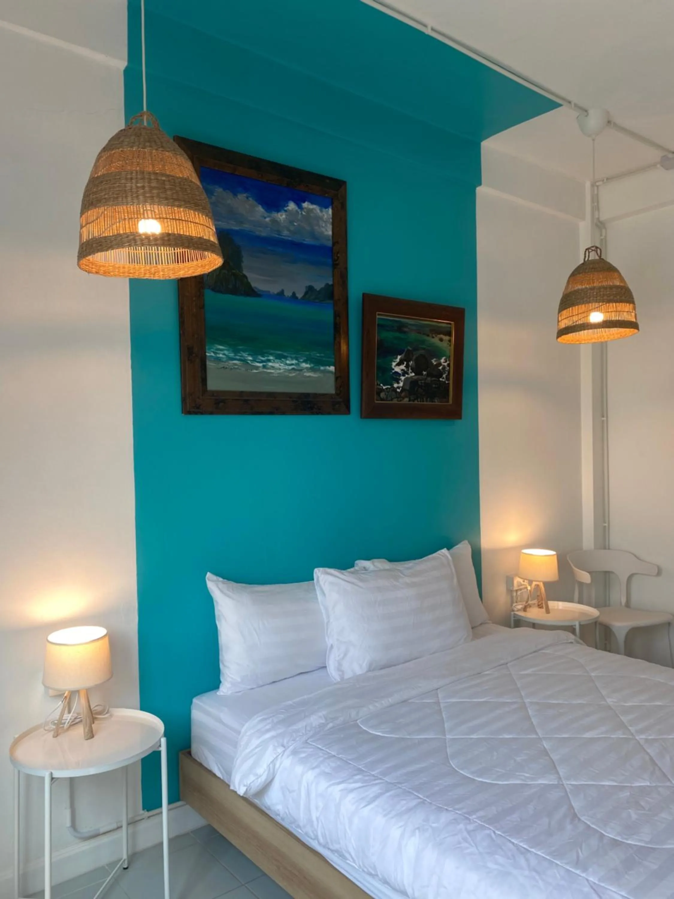 Bed in Baan Suandao Wat Arun