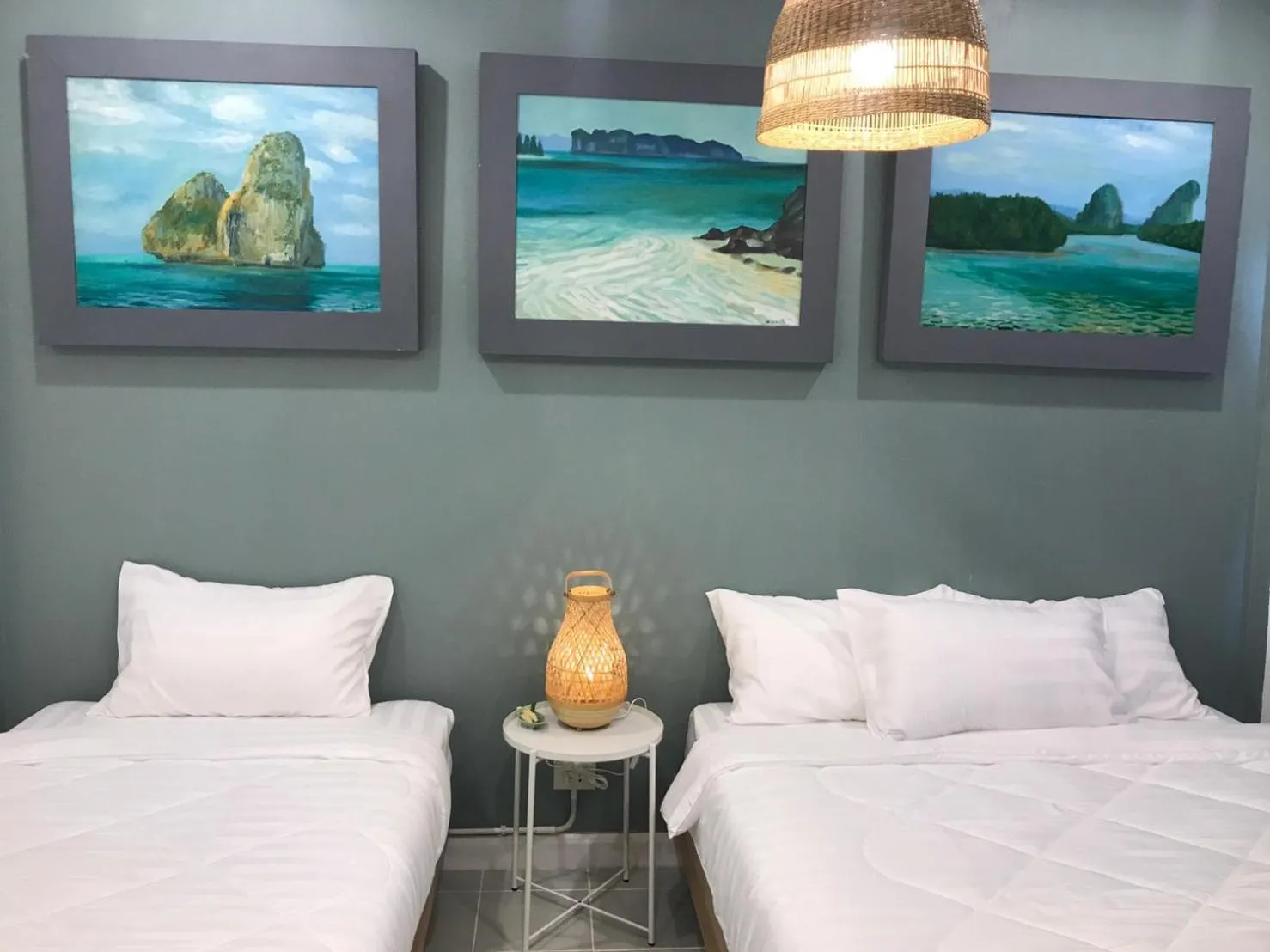 Bed in Baan Suandao Wat Arun