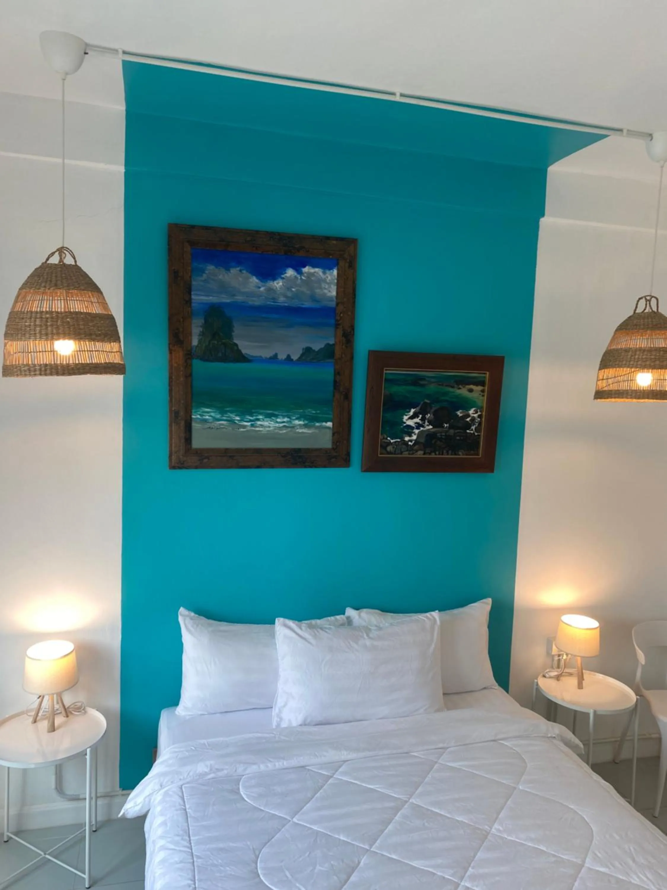 Bed in Baan Suandao Wat Arun