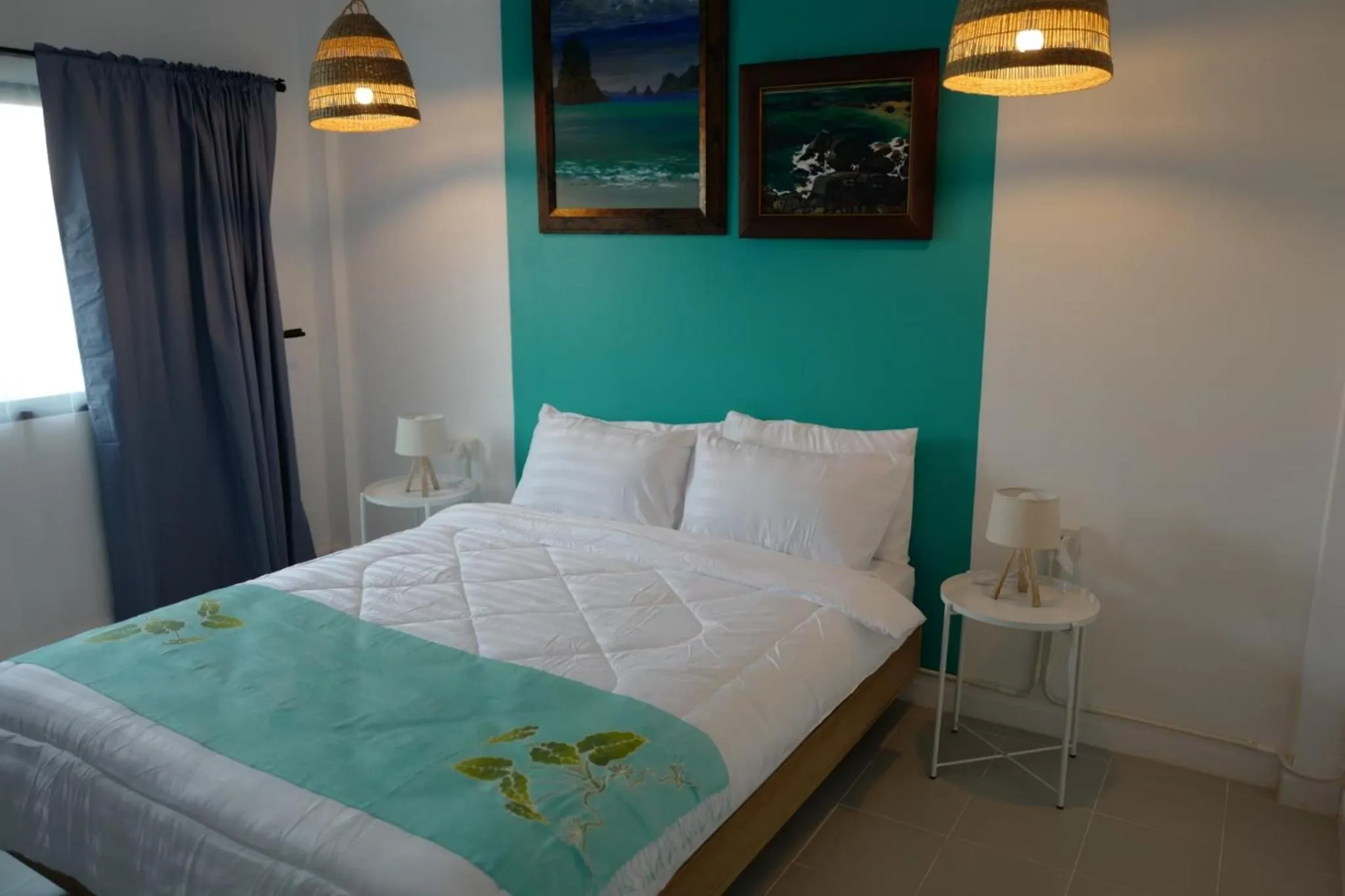 Bed in Baan Suandao Wat Arun