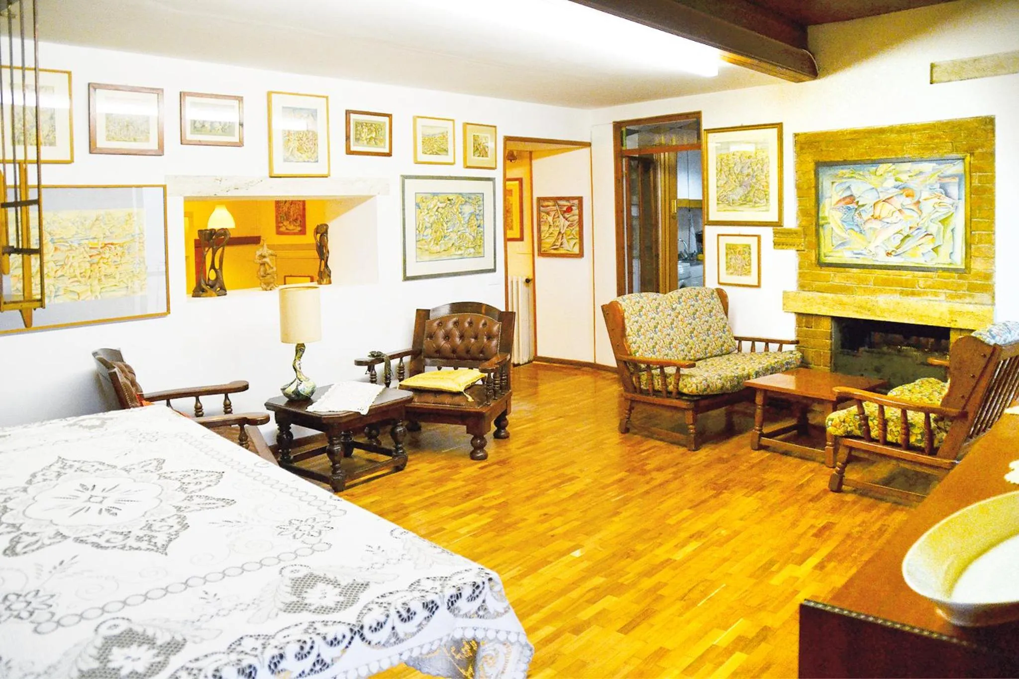 Seating area in La Casa Dell'Artista