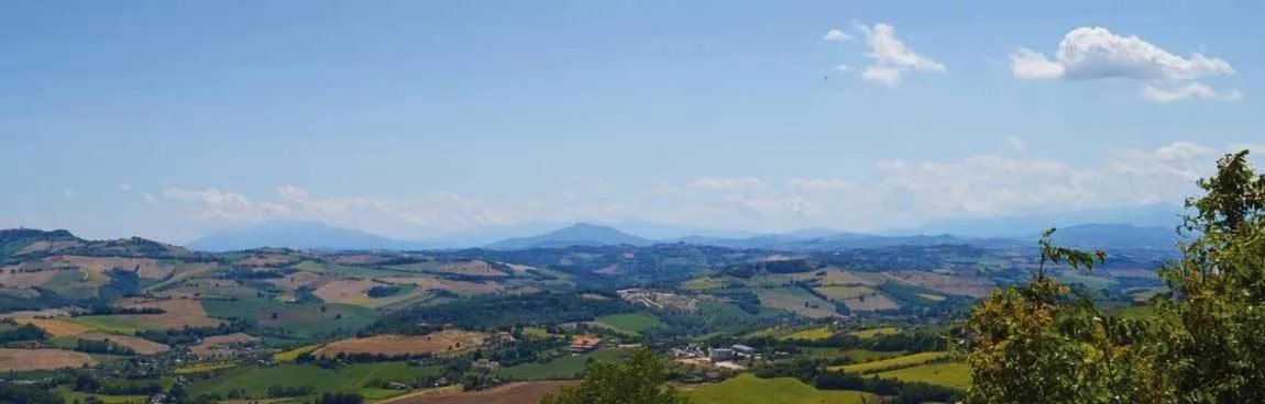 Natural landscape in La Casa Dell'Artista