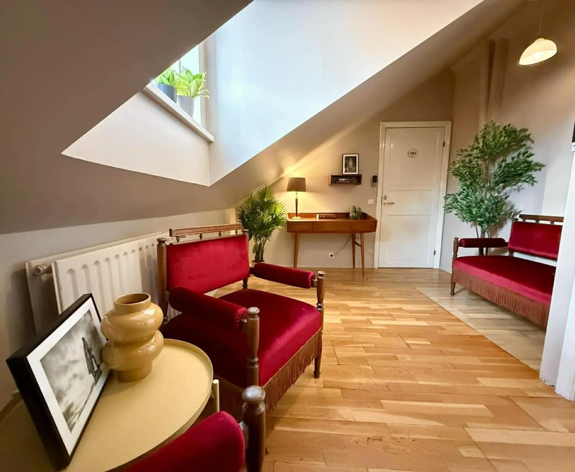 Living room in Grettir Guesthouse Downtown Charm