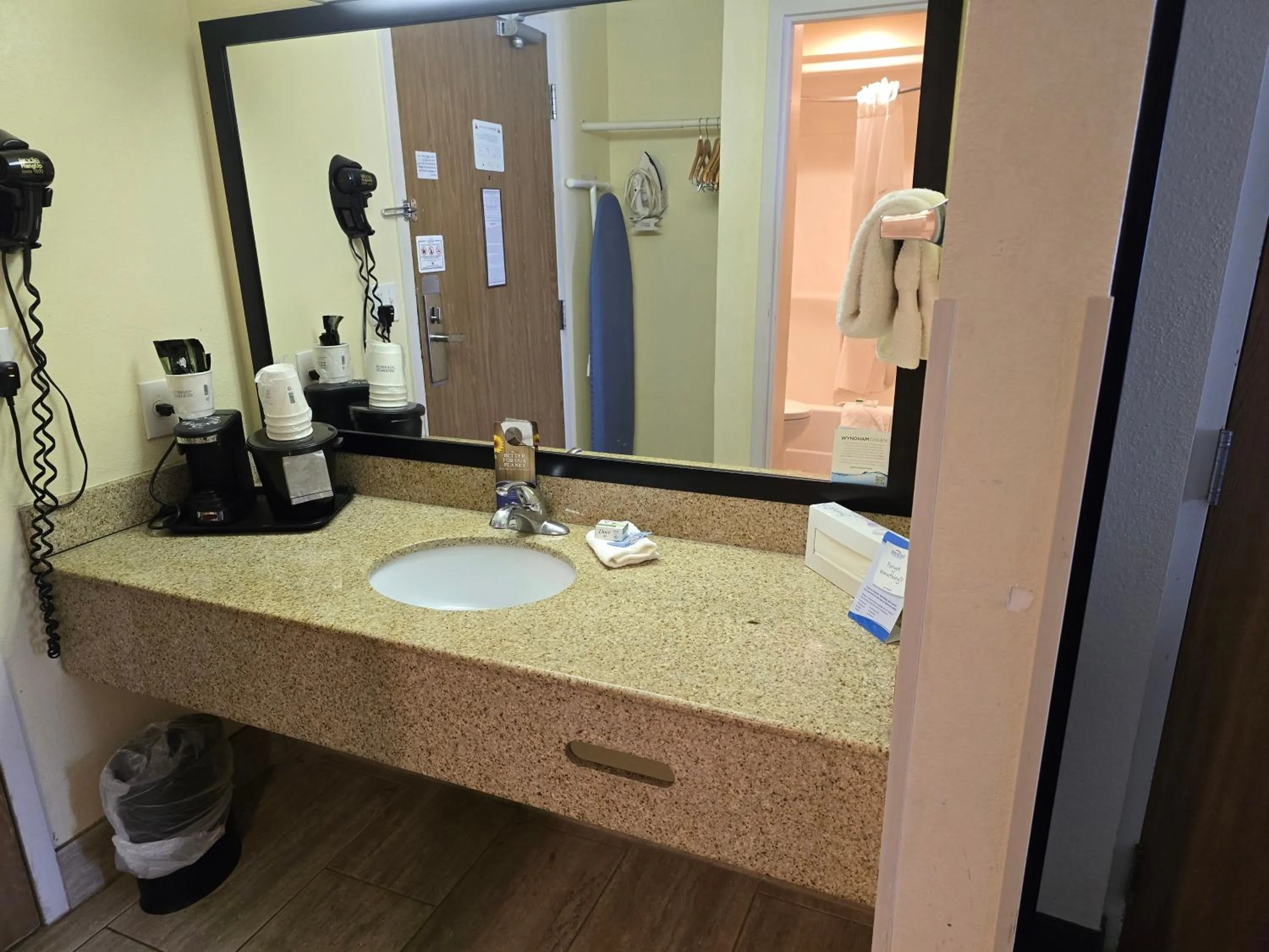 Bathroom in Baymont by Wyndham Janesville