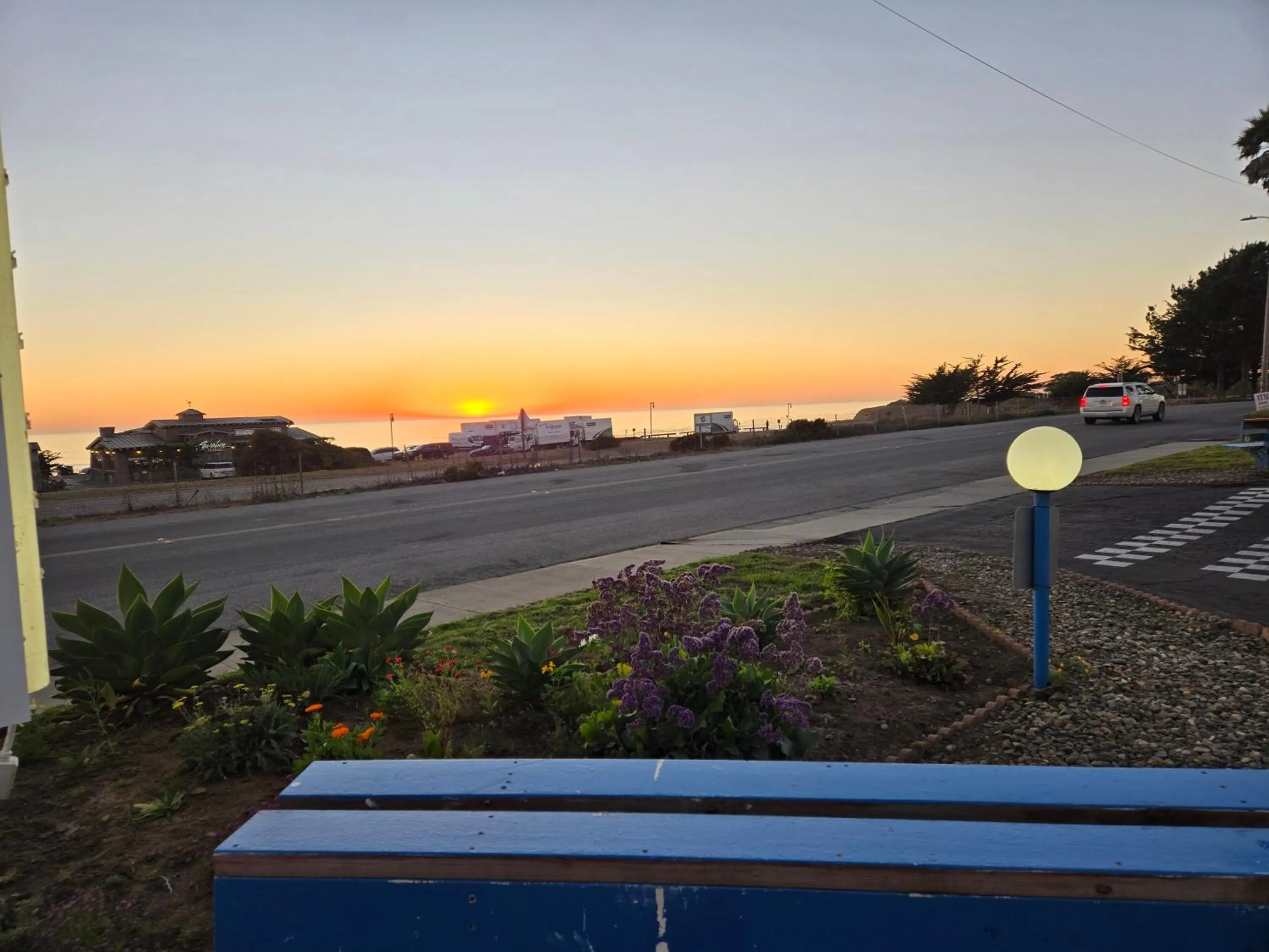 Sunset in Coast Riders Inn