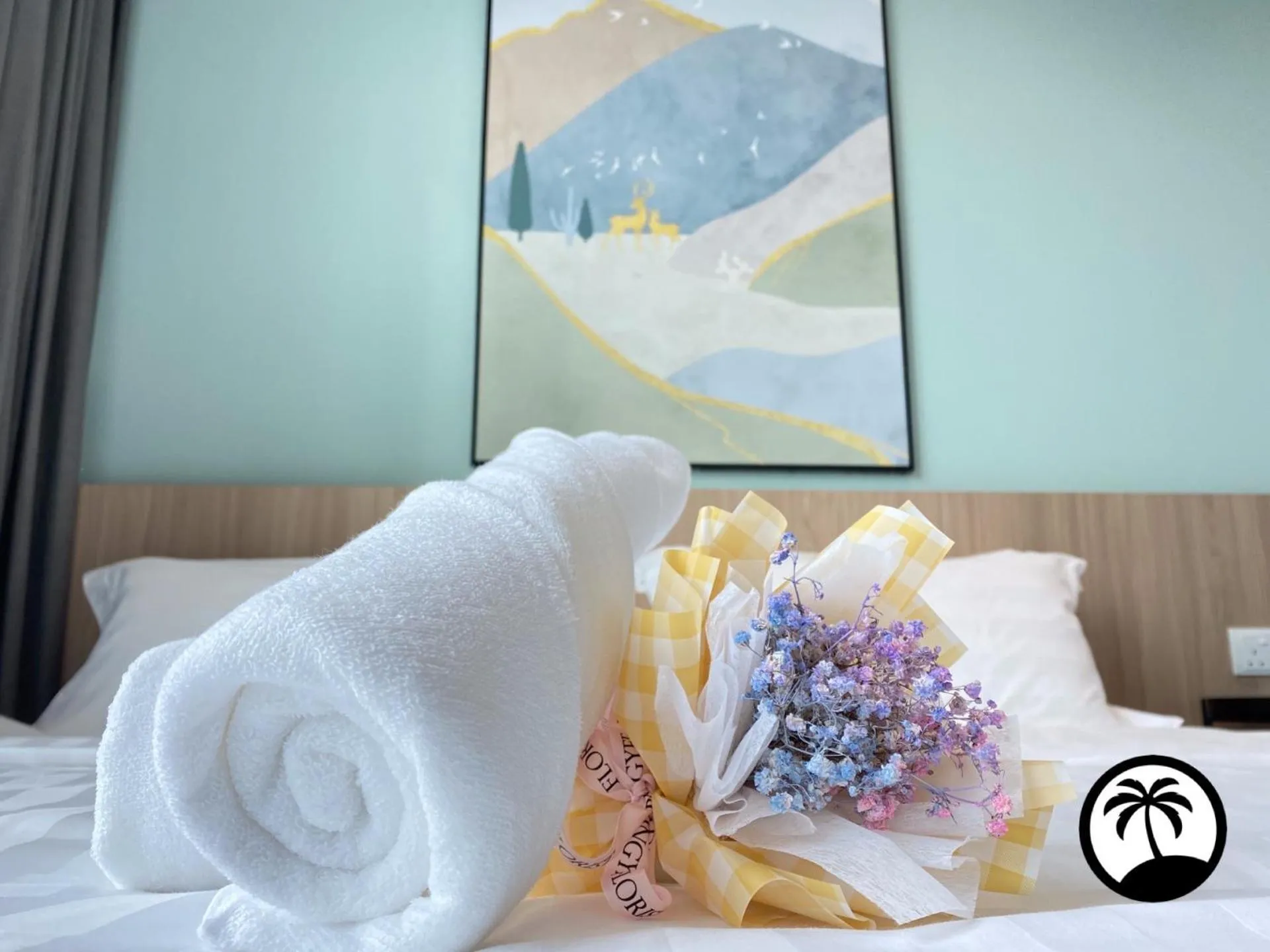 Bed in Paradise Suite at Sutera Avenue