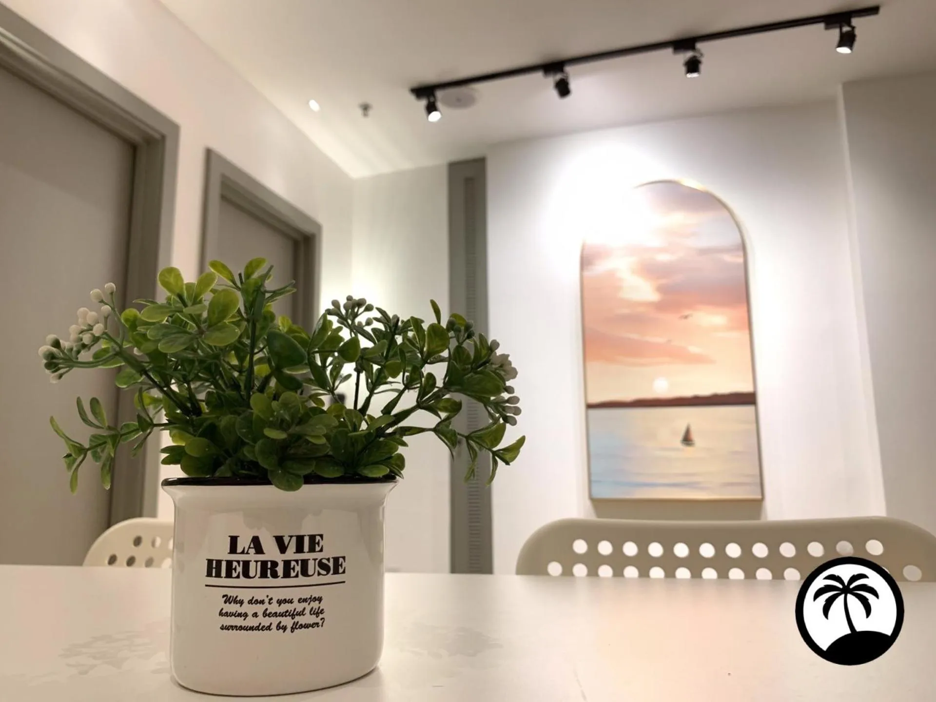 Dining area in Paradise Suite at Sutera Avenue