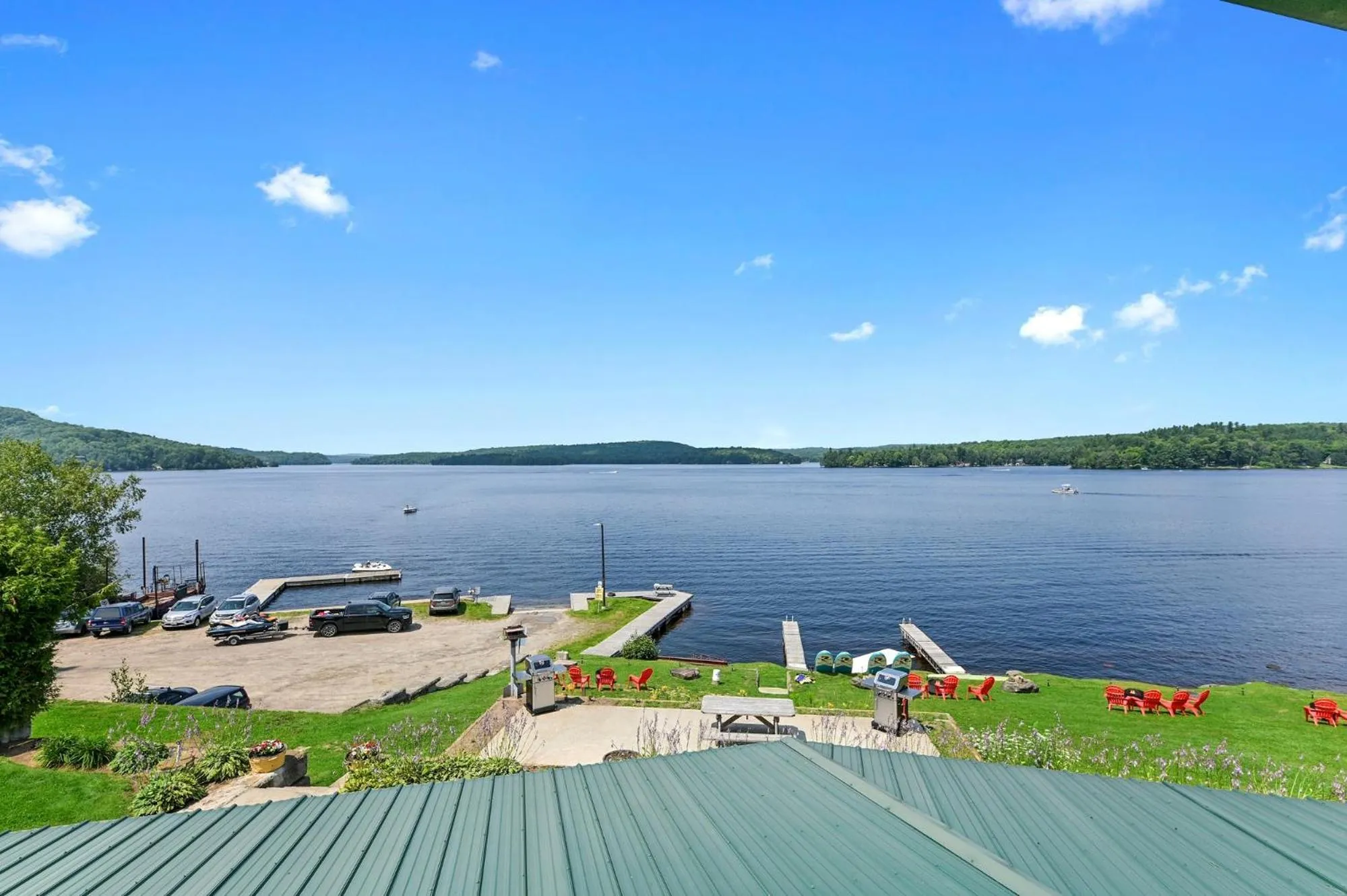 Lake view in Baptiste Lake Lodge