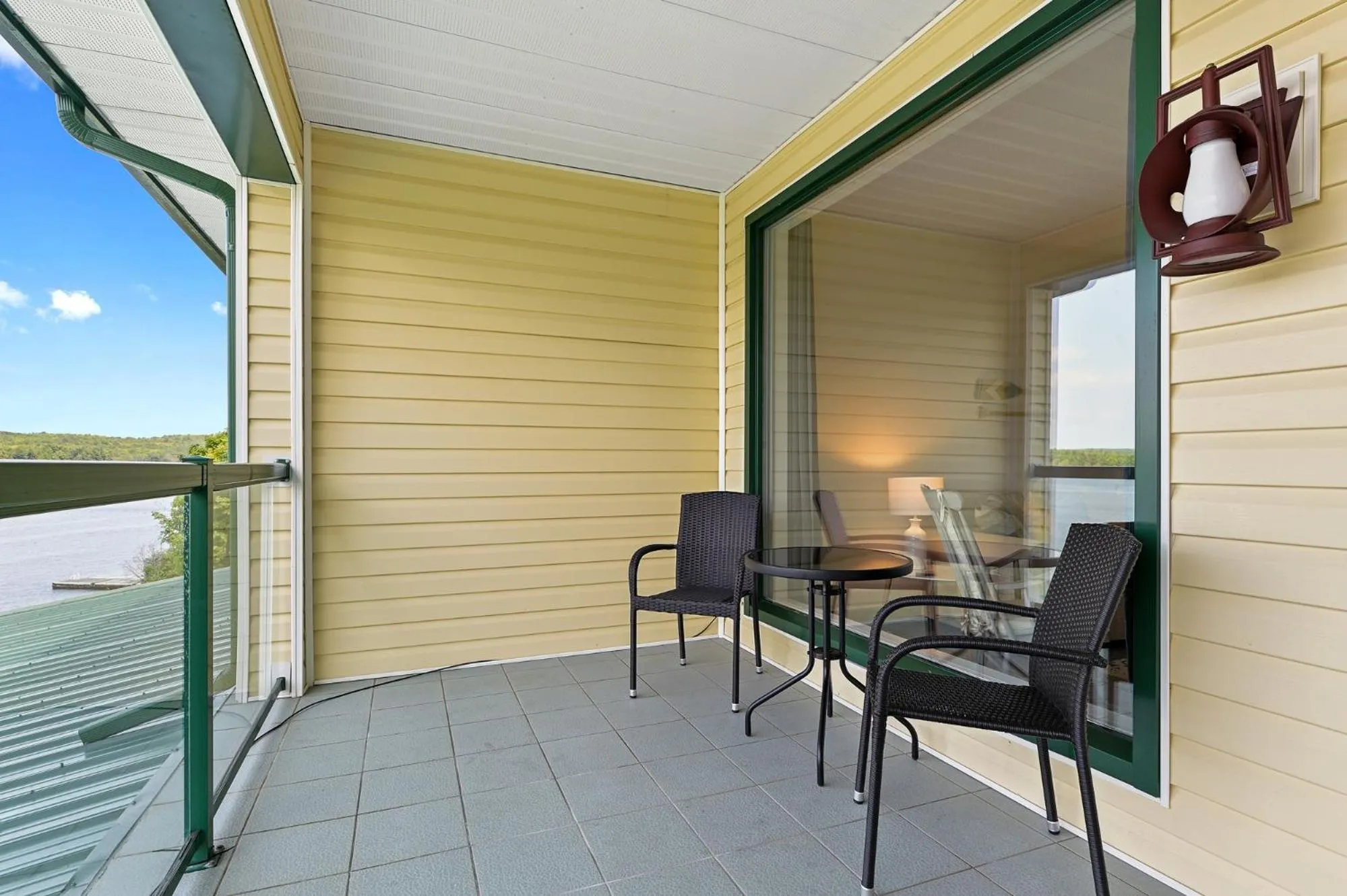 Patio in Baptiste Lake Lodge