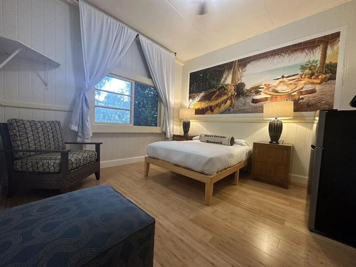 Bed in Wild Ginger Hotel