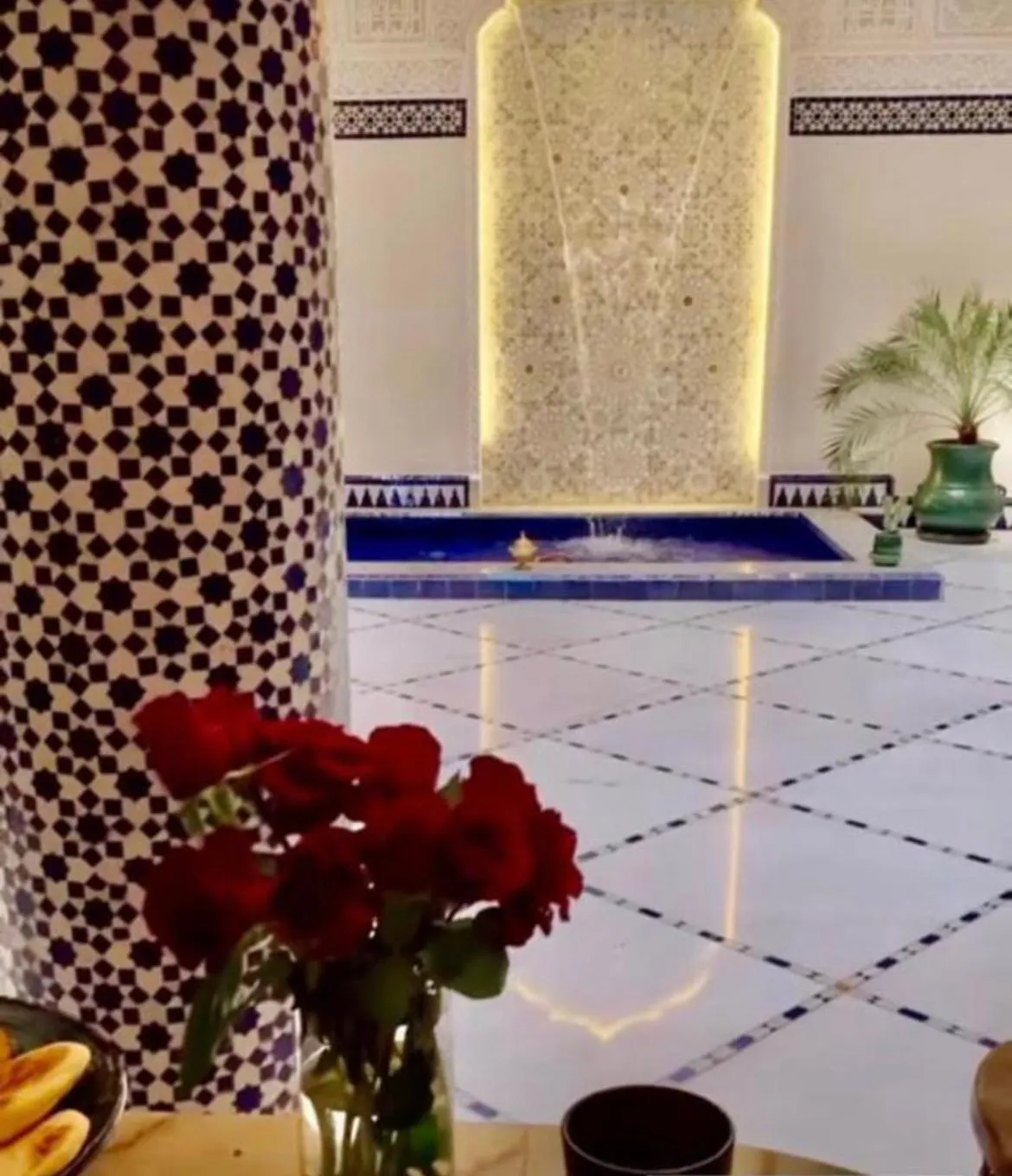 Pool view in Riad La Vie