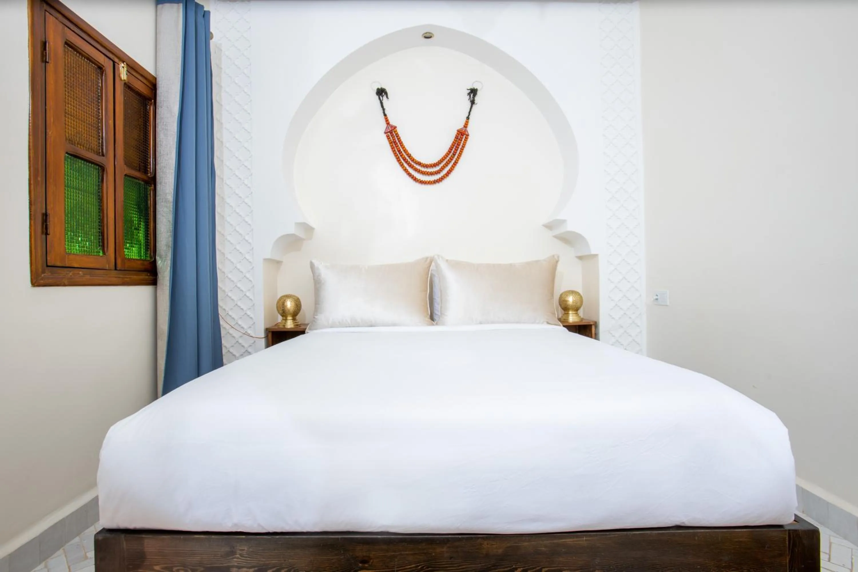 Bed in Riad La Vie