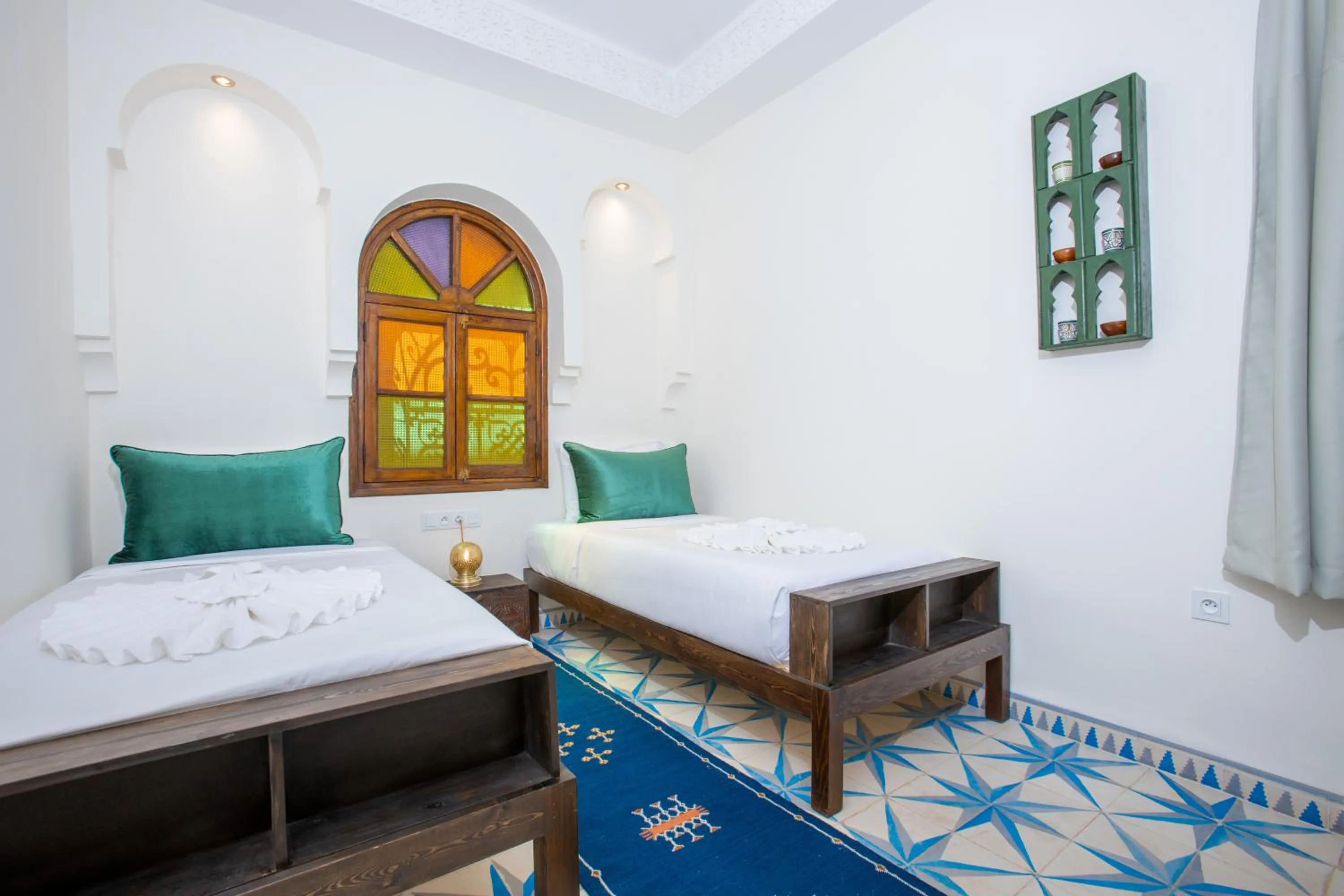 Bed in Riad La Vie