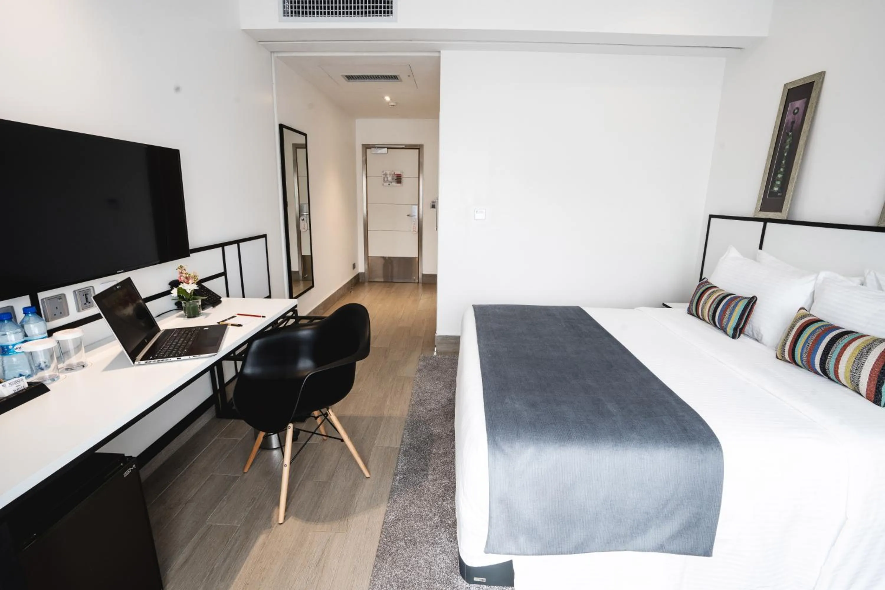 Bed in Sarova Imperial Hotel