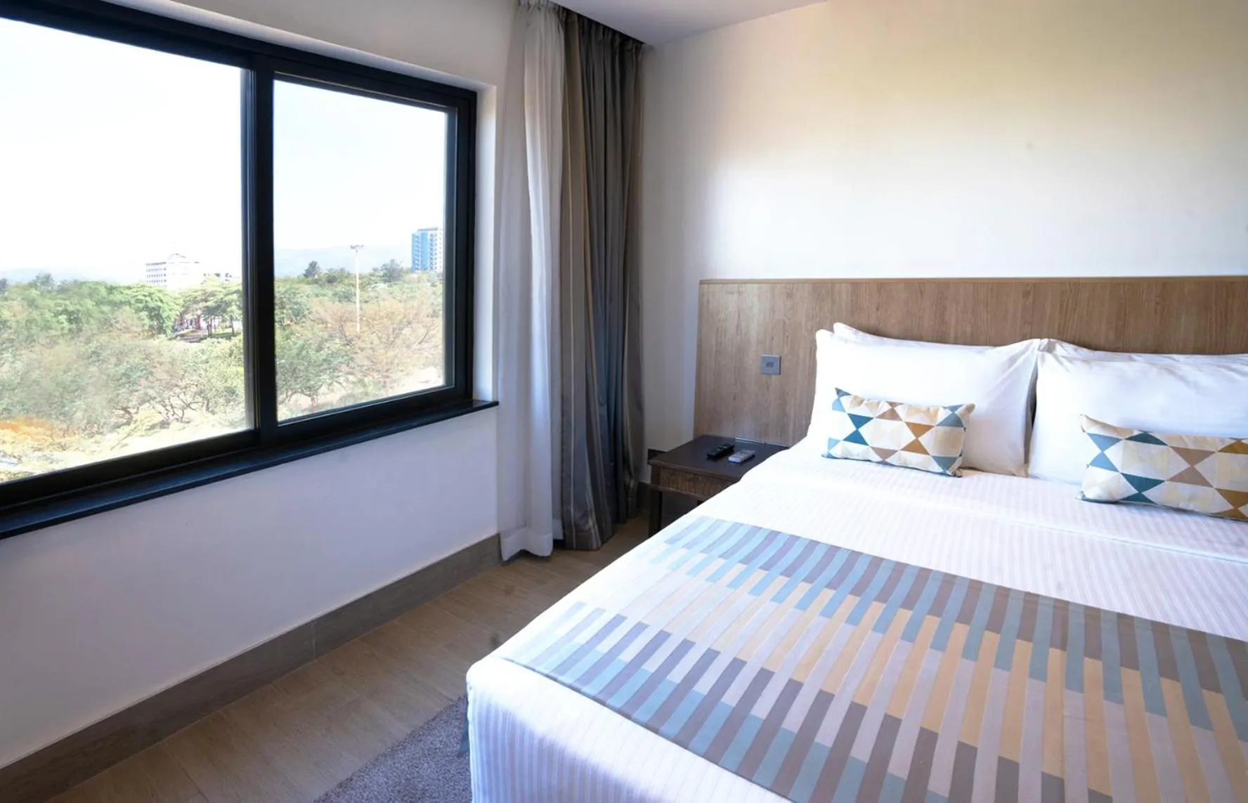 Bed in Sarova Imperial Hotel