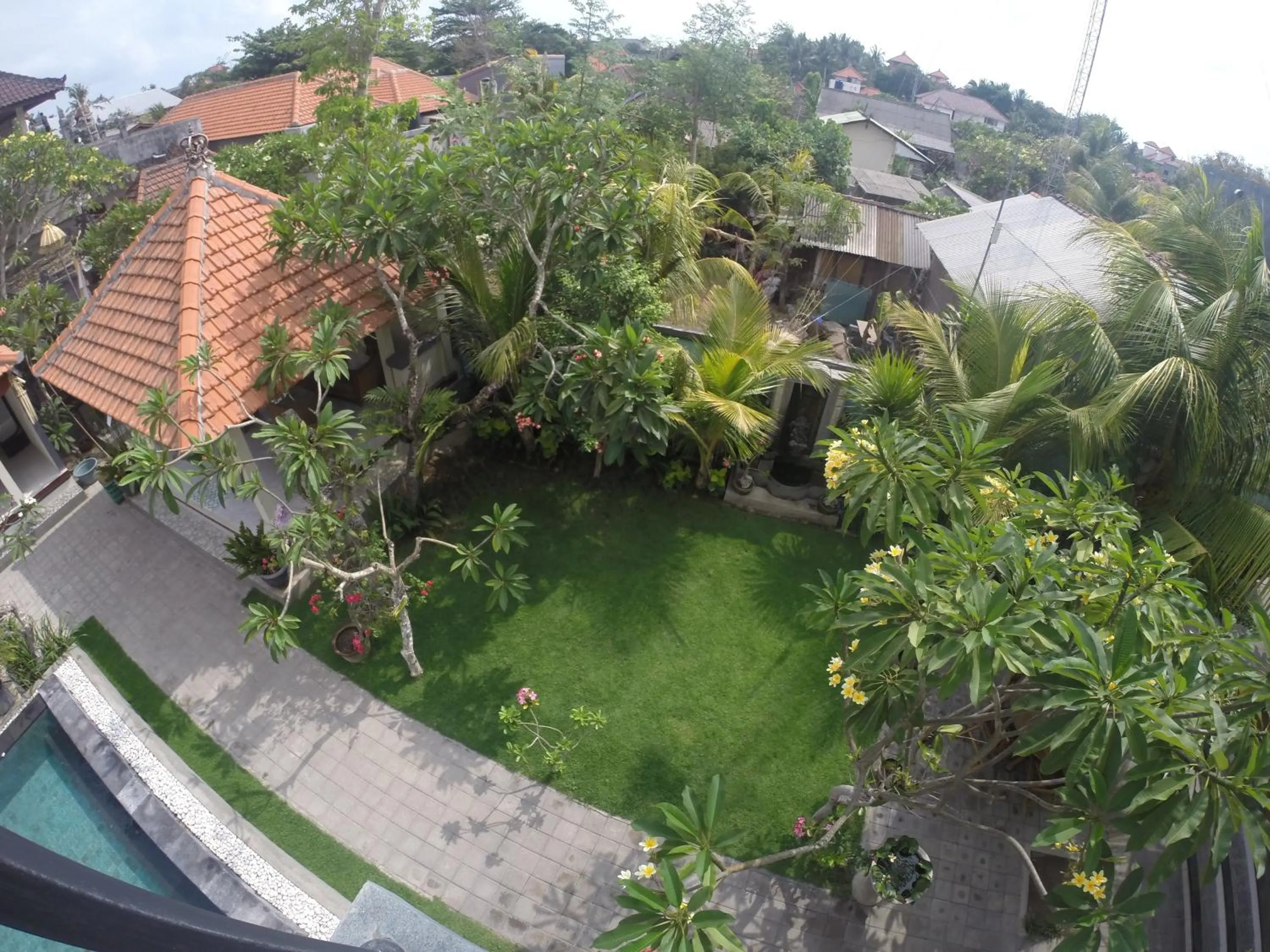 Garden view in Puri Clinton Bali