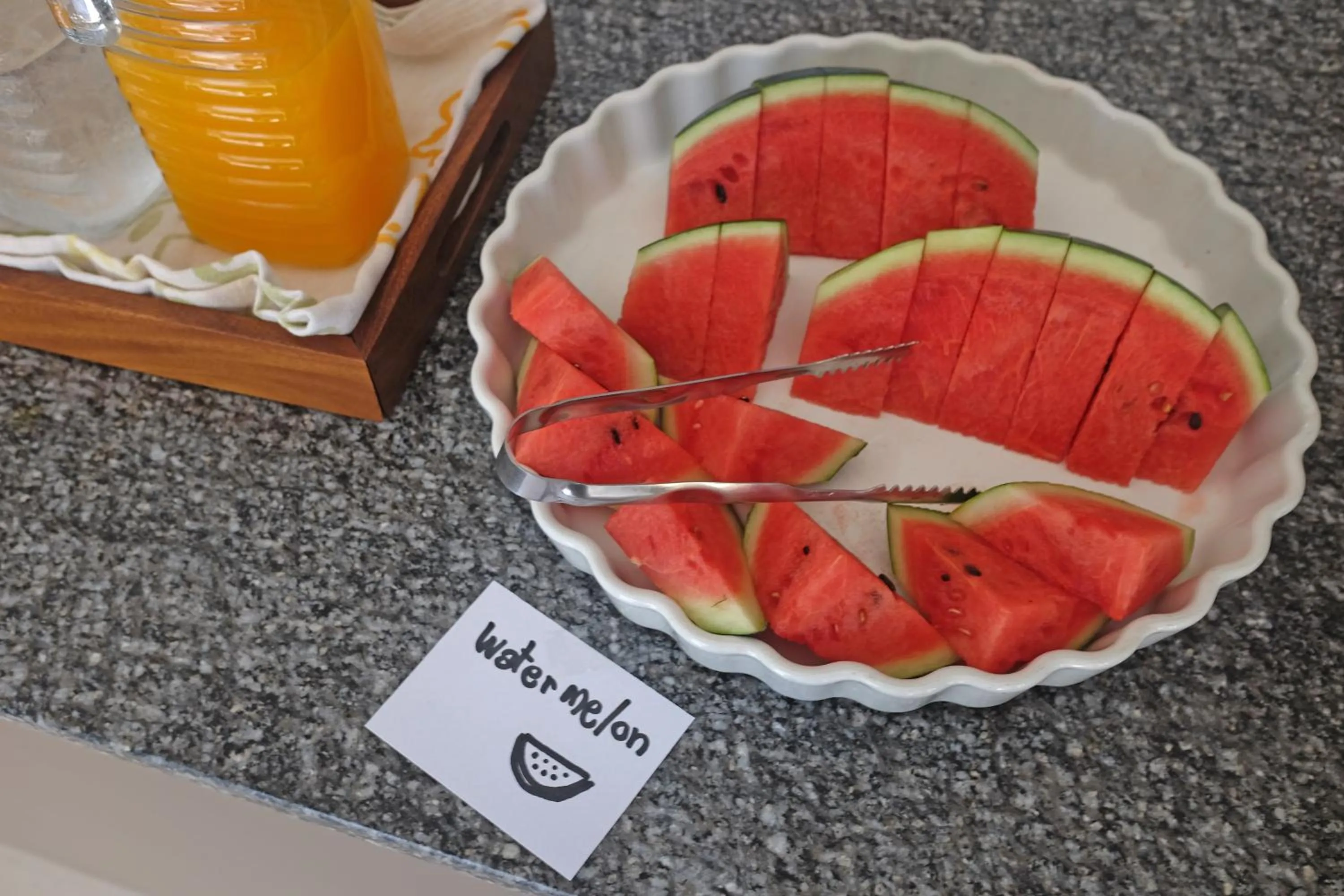 Continental breakfast in Siamaze Hostel