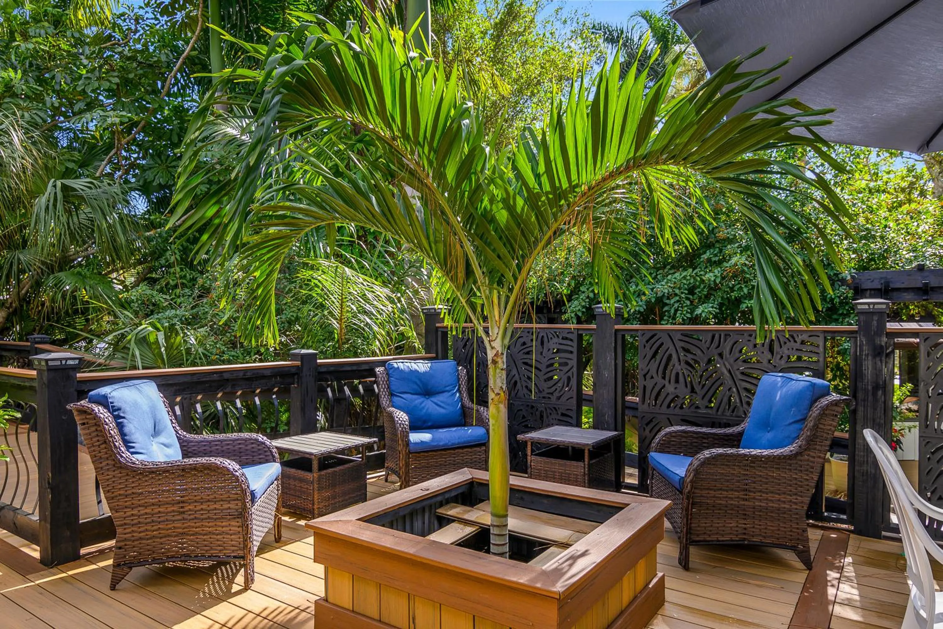 Patio in The Fairways Inn of Naples